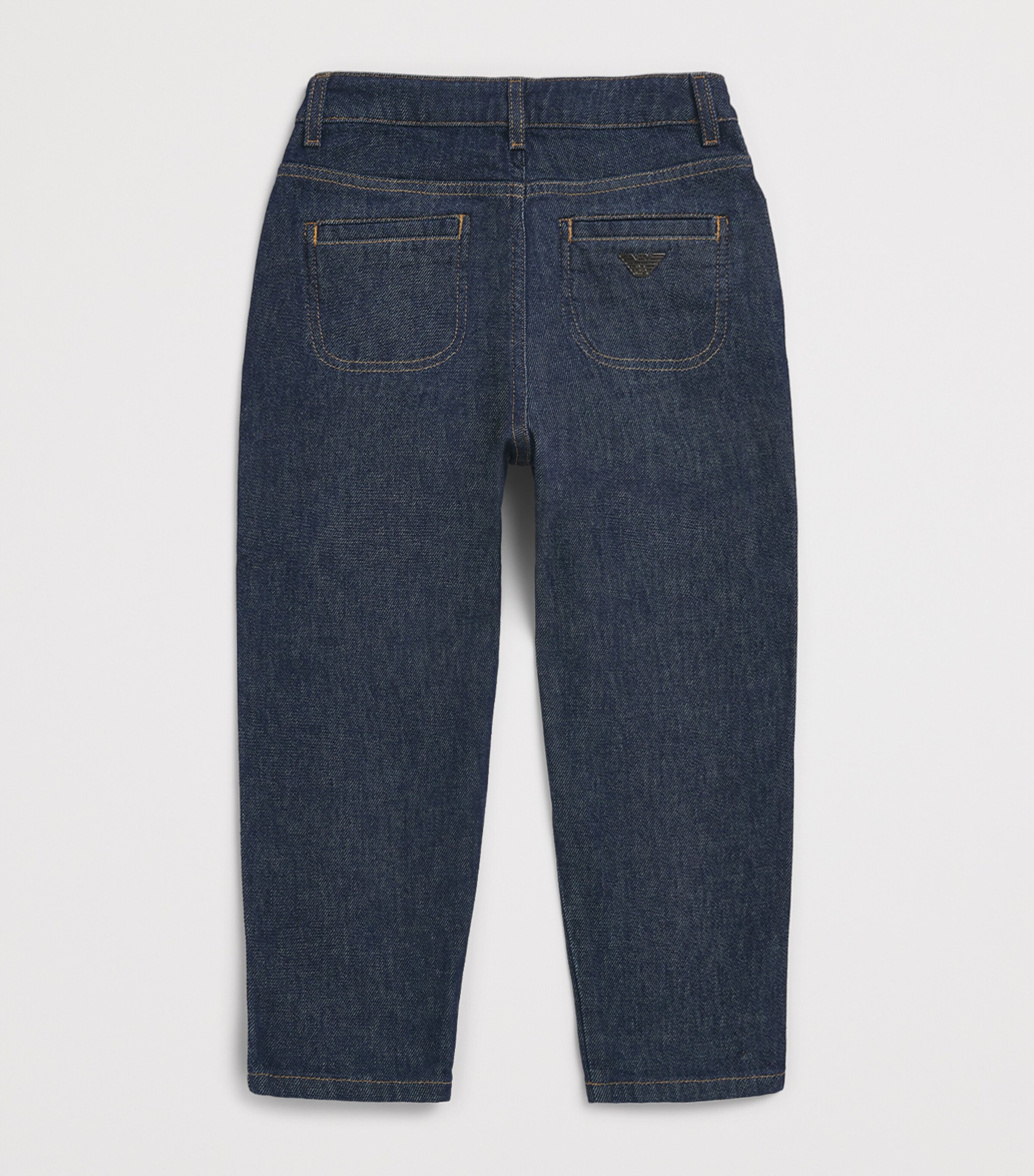Emporio Armani Kids Straight Jeans (4-16 Years) Blue Denim Image 2