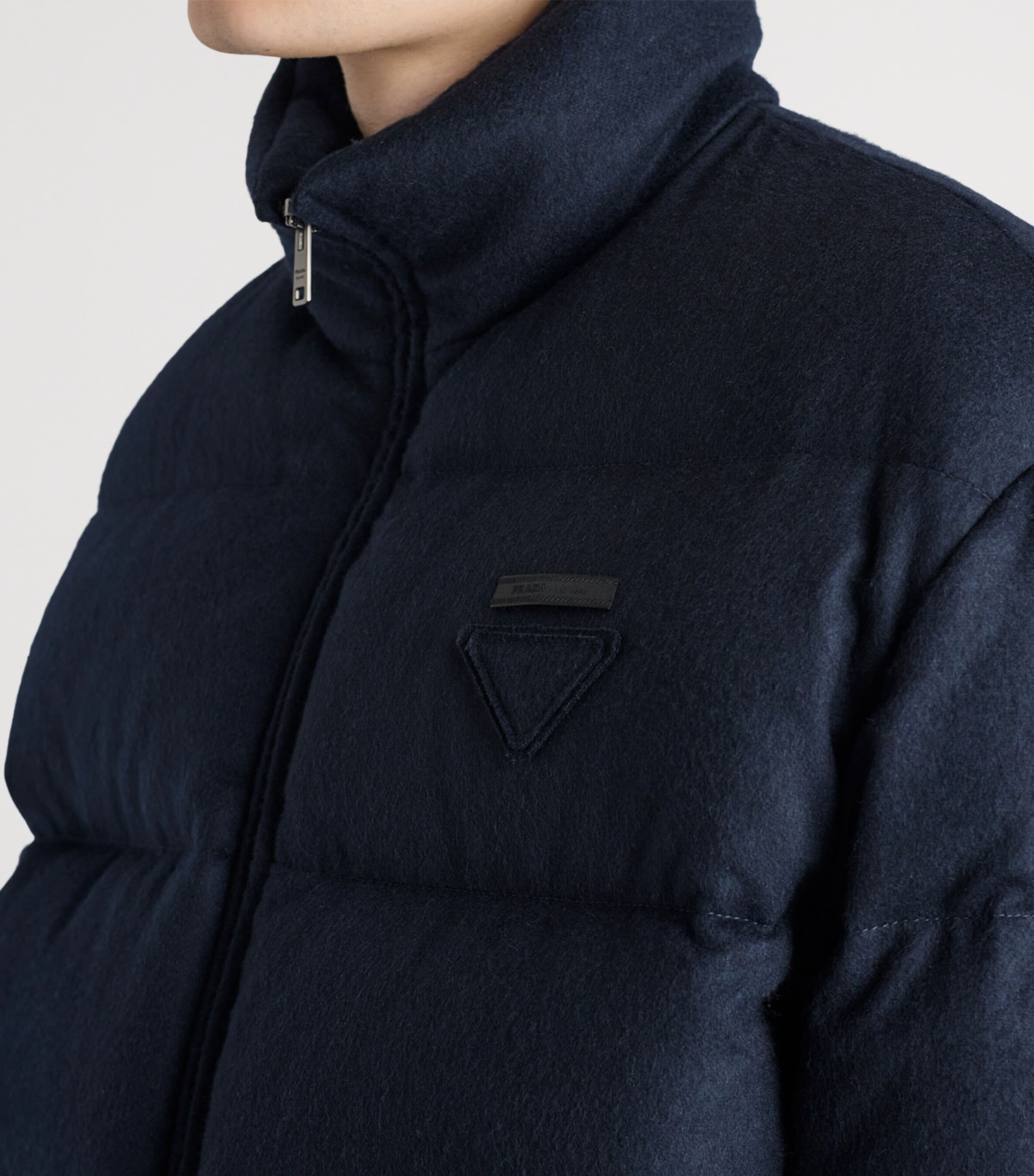 Cashmere Logo Puffer Jacket F0008 Image 4