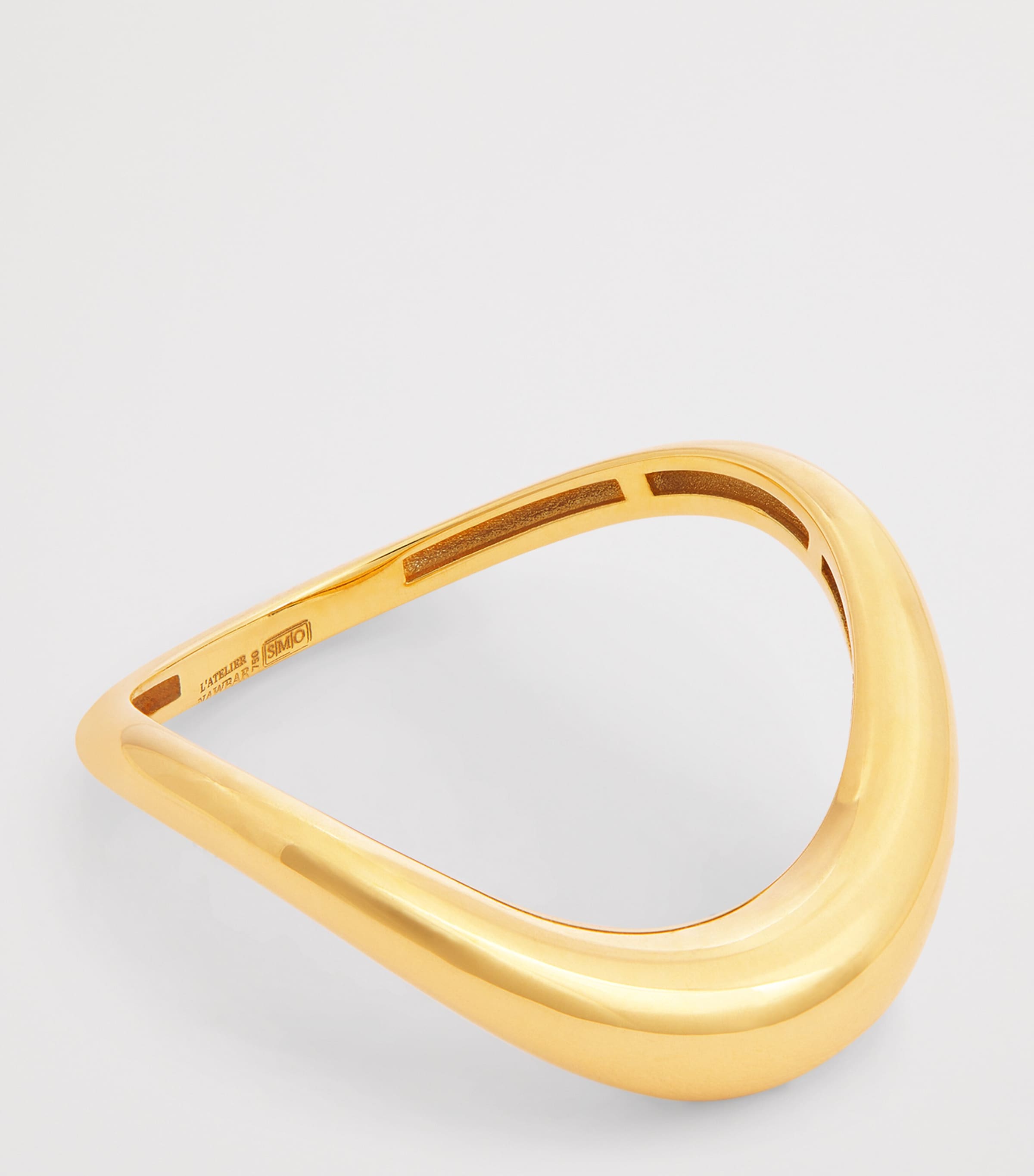 Yellow Gold Boa Stackable Stone Ring YELLOW GOLD Image 4