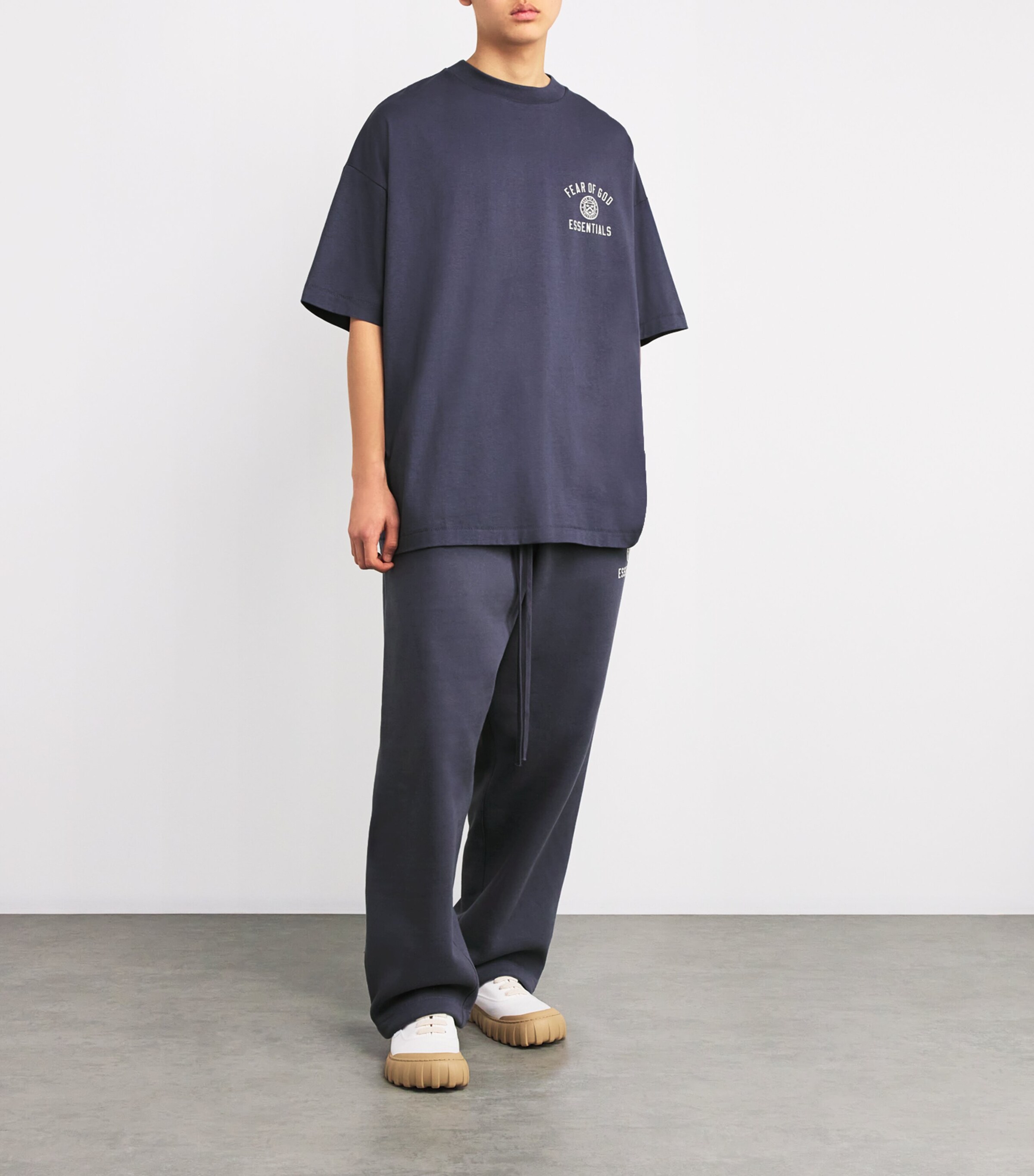 FEAR OF GOD ESSENTIALS University Crest Logo T-Shirt