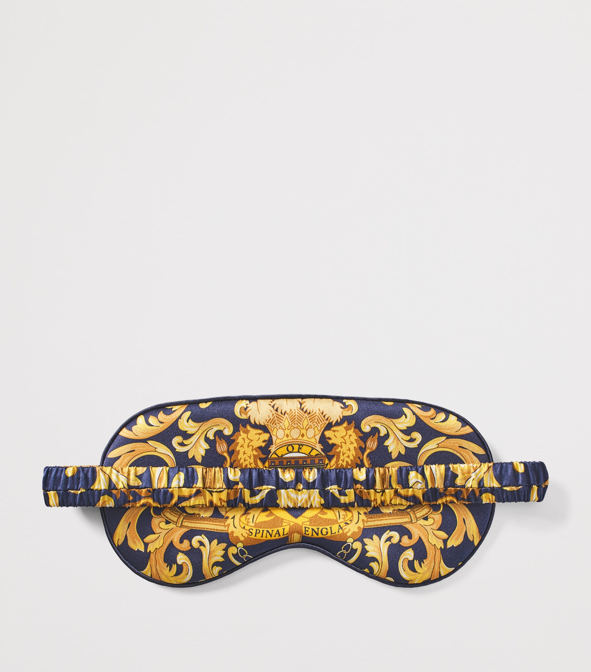 Silk Printed Eye Mask NAVY Image 2