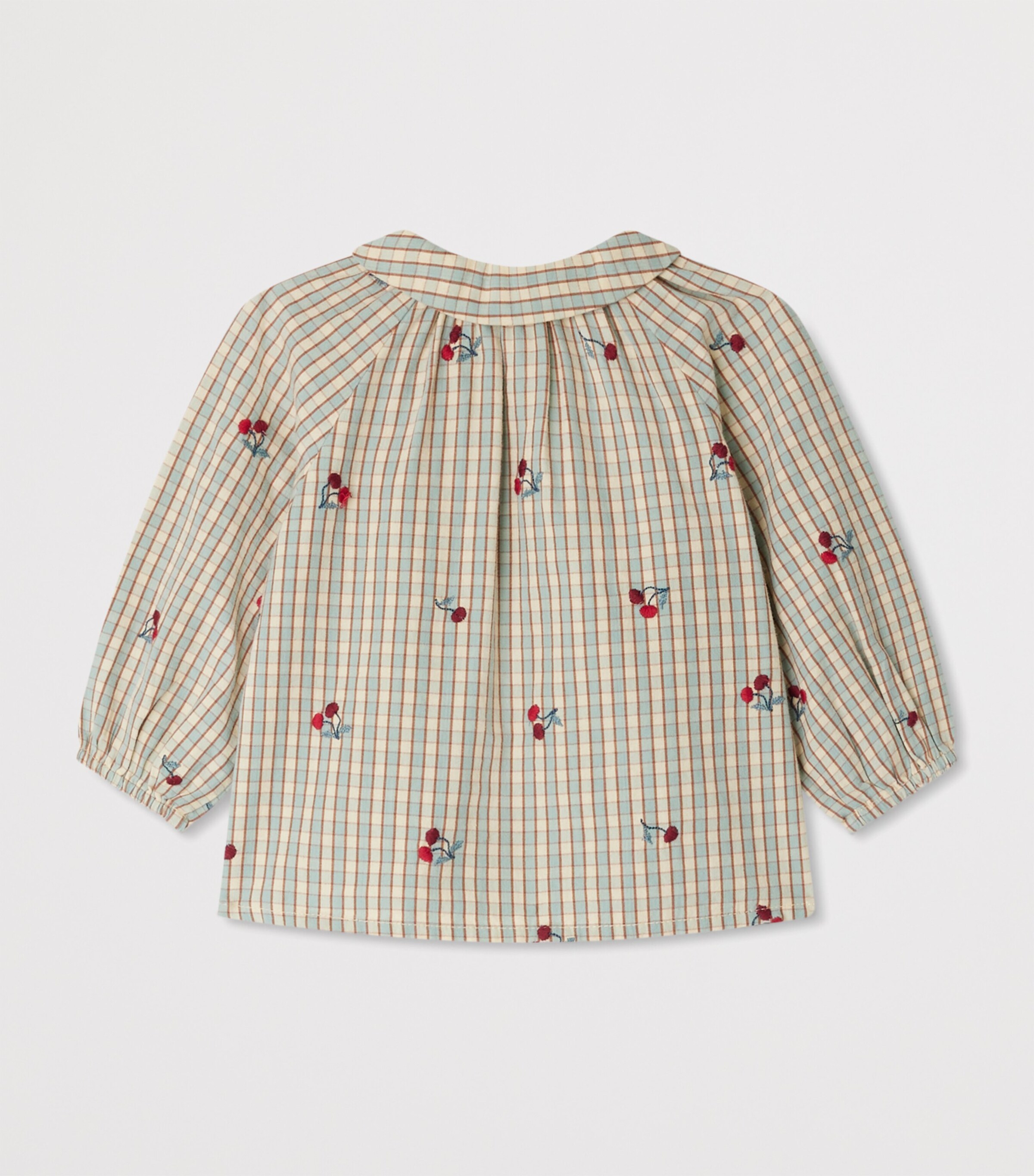 Organic Cotton Plaid Domino Blouse (24-36 Months) CA CIEL Image 2