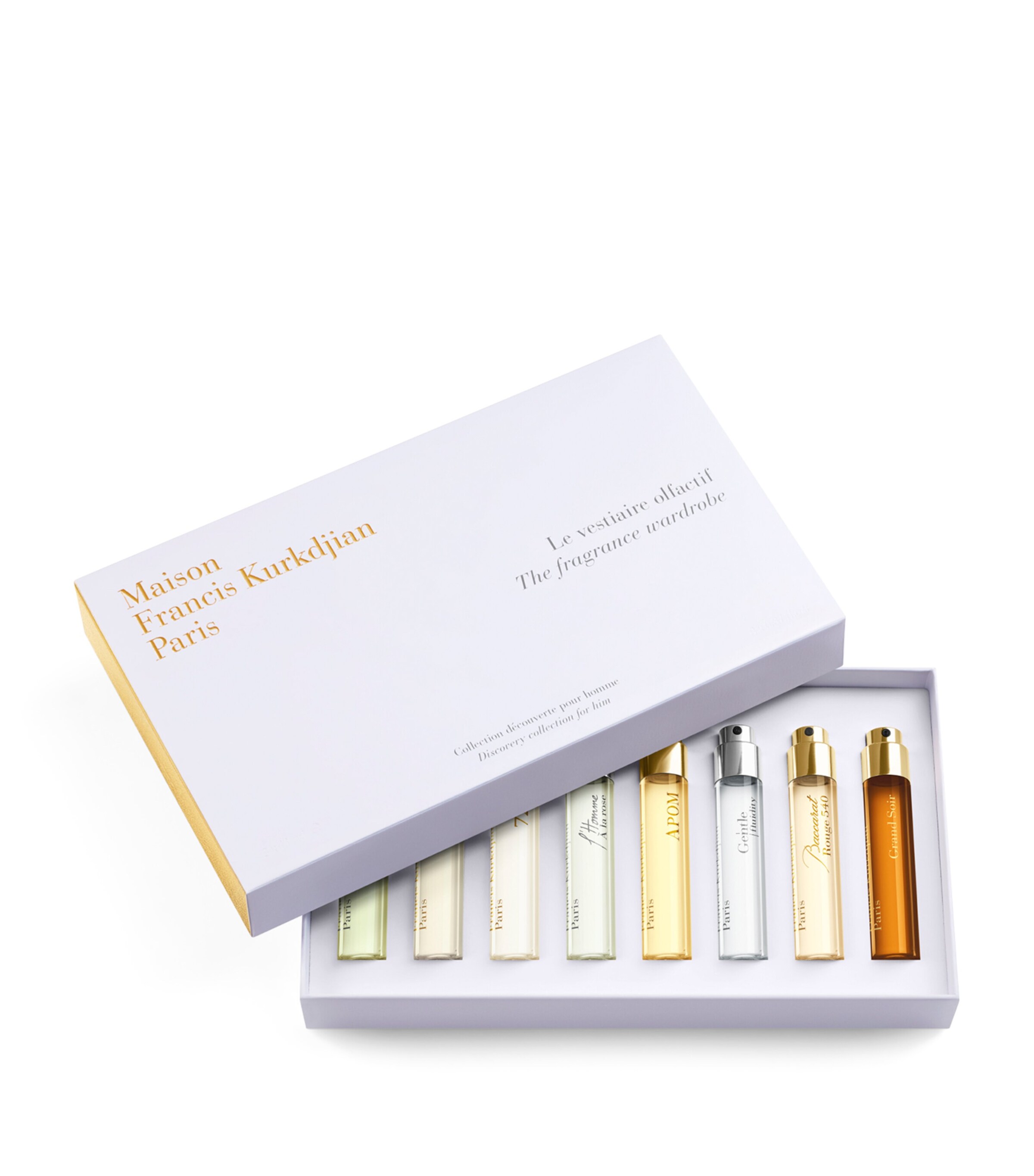 Maison Francis Kurkdjian Fragrance Wardrobe Discovery Collection For Him (8 x 11ml) Image 1