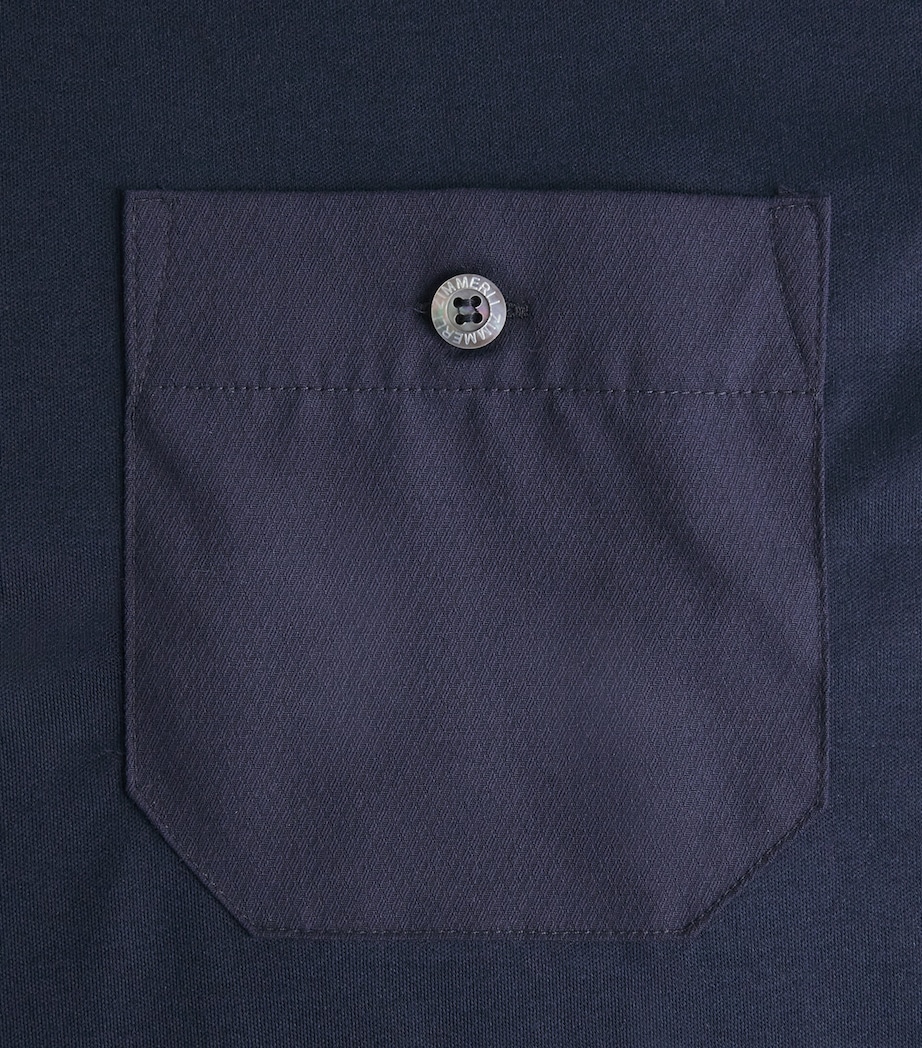 Zimmerli Mens Modern Lounge T-Shirt Midnight Image 10