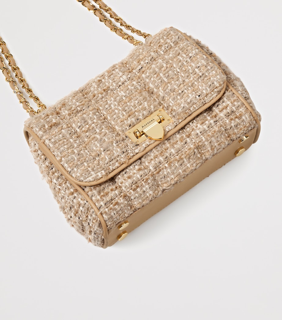 Tweed Lottie Cross-Body Bag CHAMPAGNE Image 4