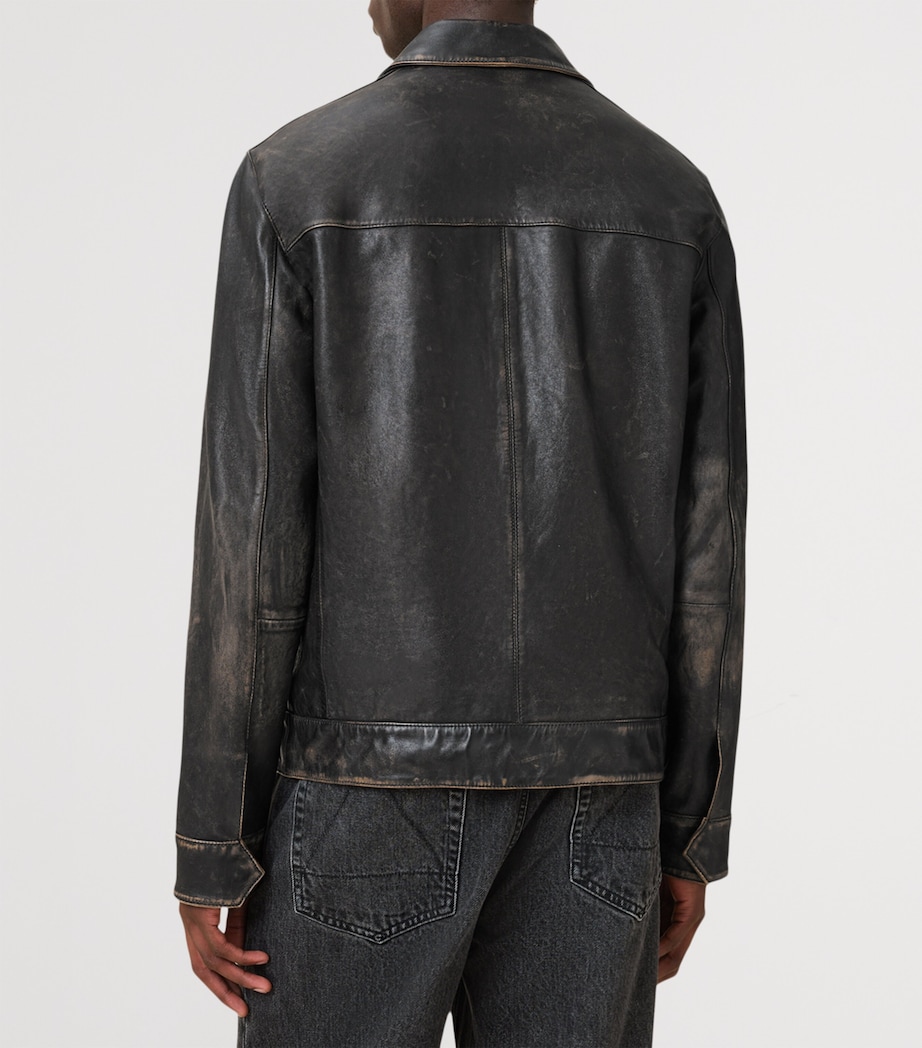 Alkan Leather Jacket VINTAGE BLACK Image 8