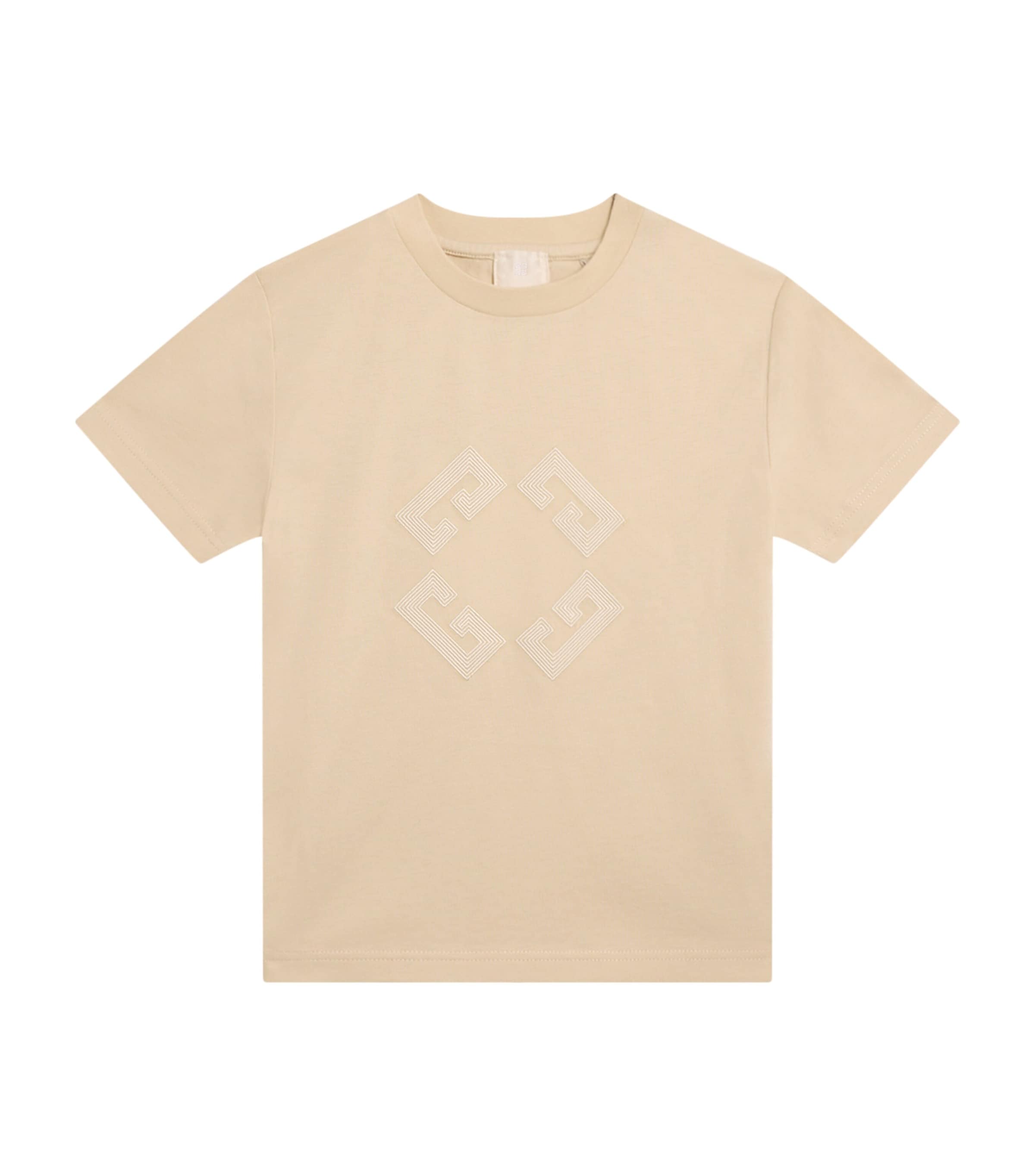 Givenchy Cotton 4g Logo T-shirt In Brown