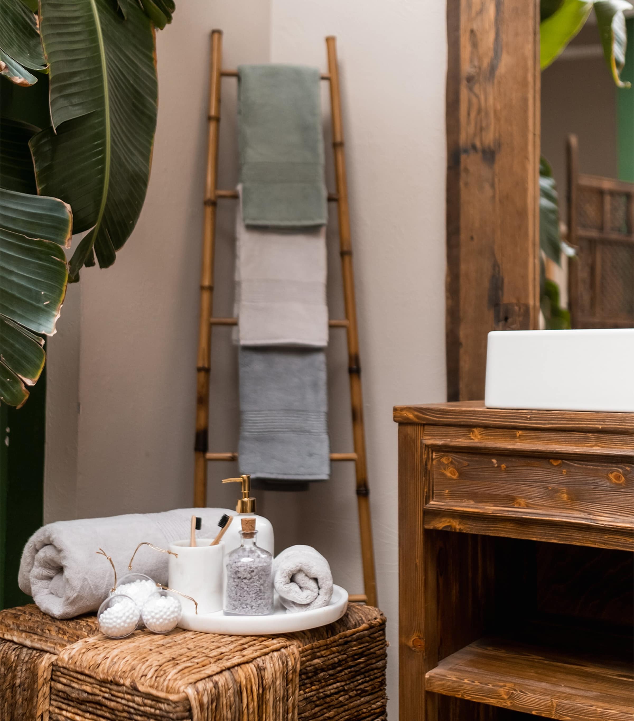 Organic Cotton Galata Guest Towel (30cm x 40cm) SAGE Image 3