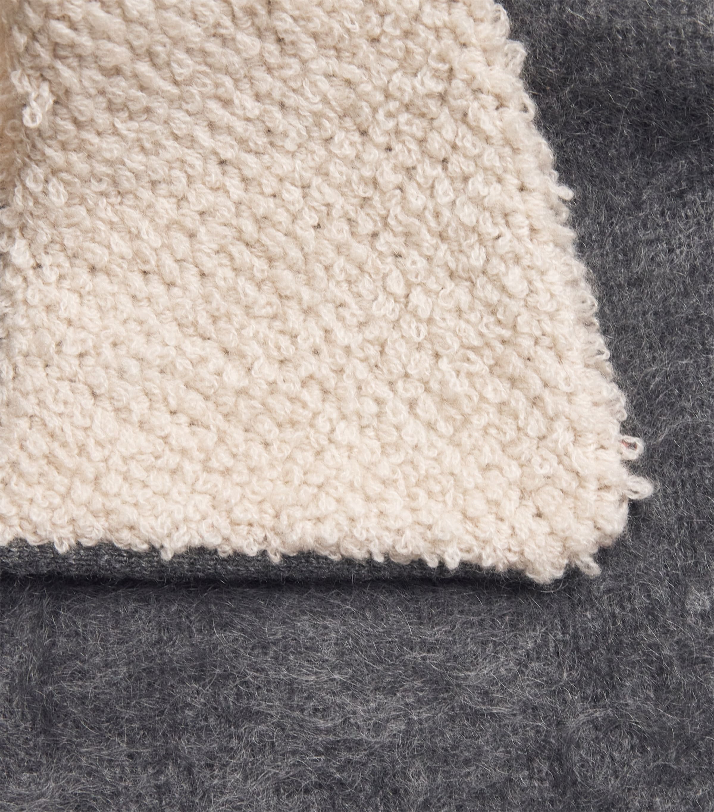 Cashmere Grizzly Frankie Jacket CHARCOAL/OATMEAL Image 5