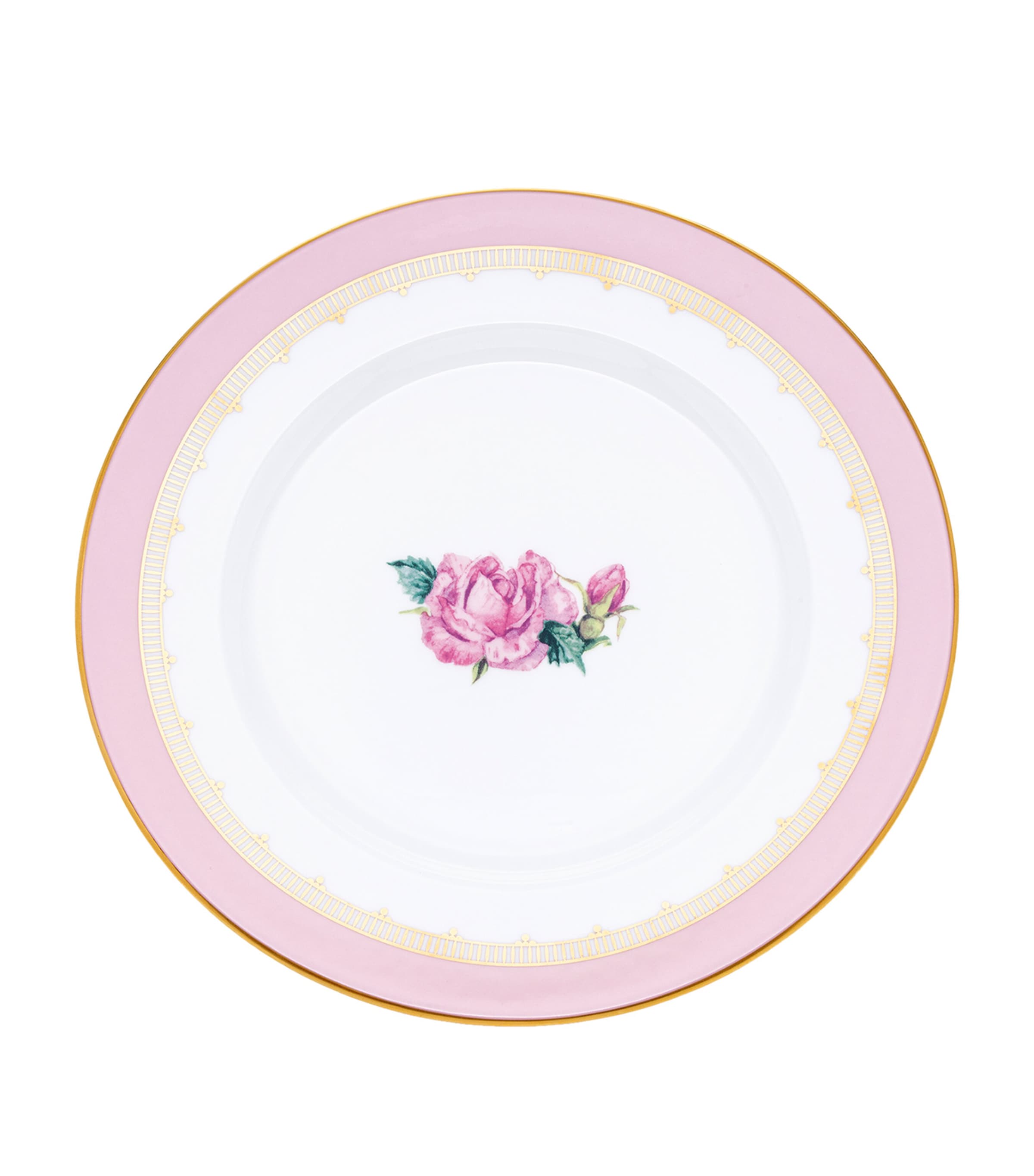 Halcyon Days Castle Of Mey Rose Plate In Pink