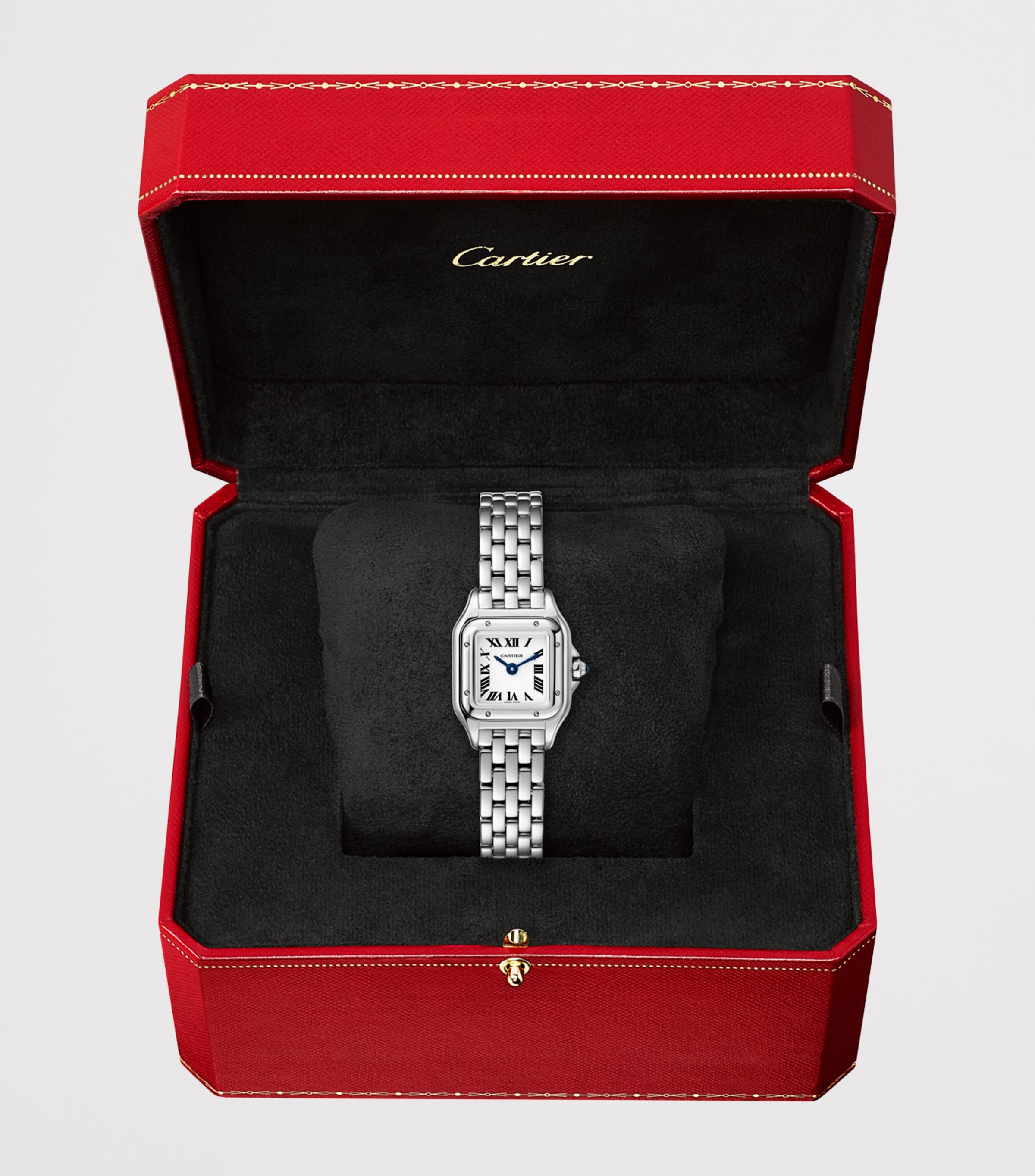 Mini Steel Panthère de Cartier Watch 19mm SILVER Image 8