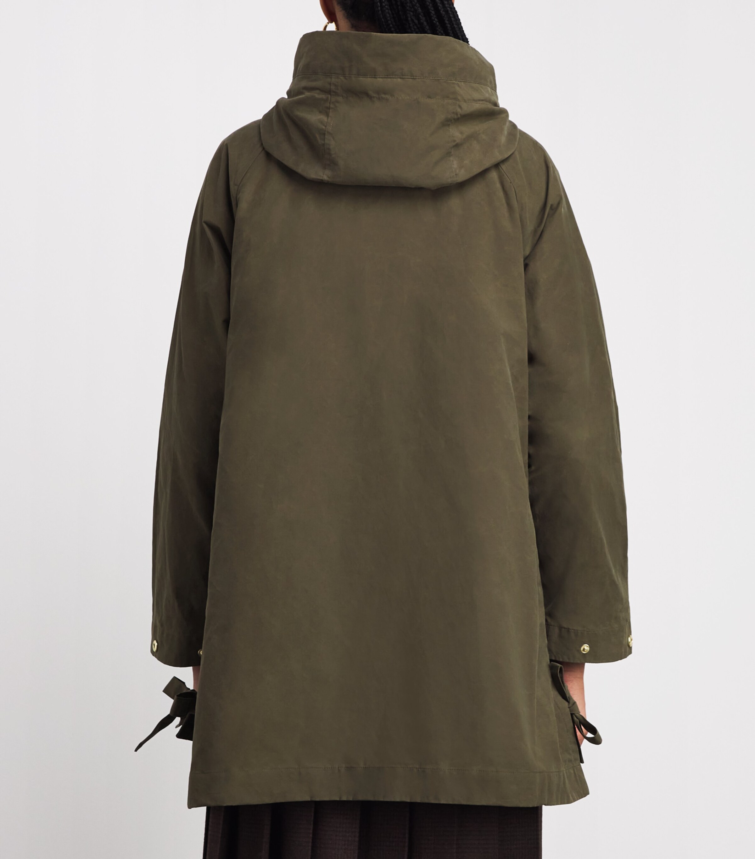 Barbour Womens Hooded Middlemarch Parka Coat Ivy Green/ancient Image 5