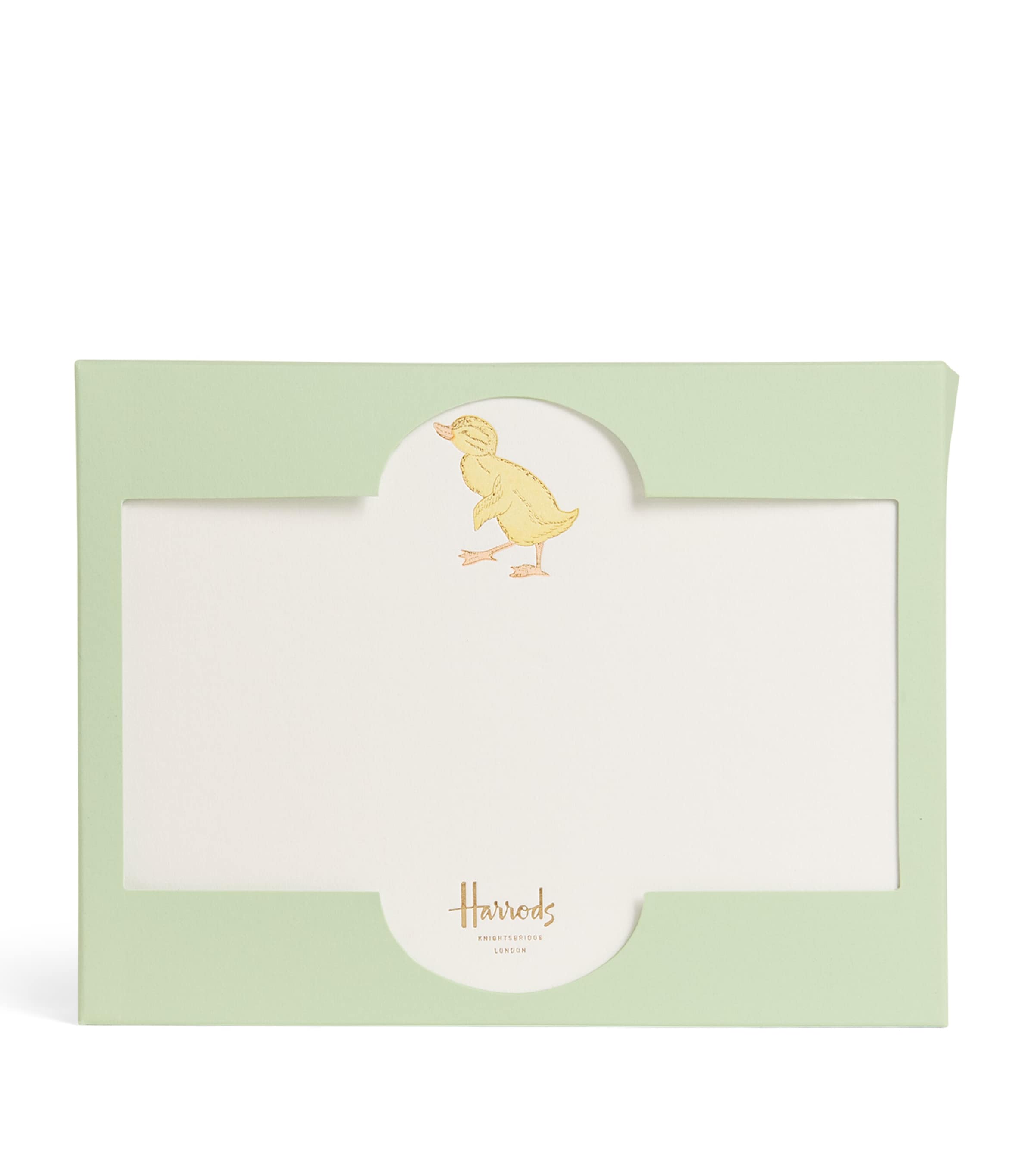 Harrods Duck Cards In Green