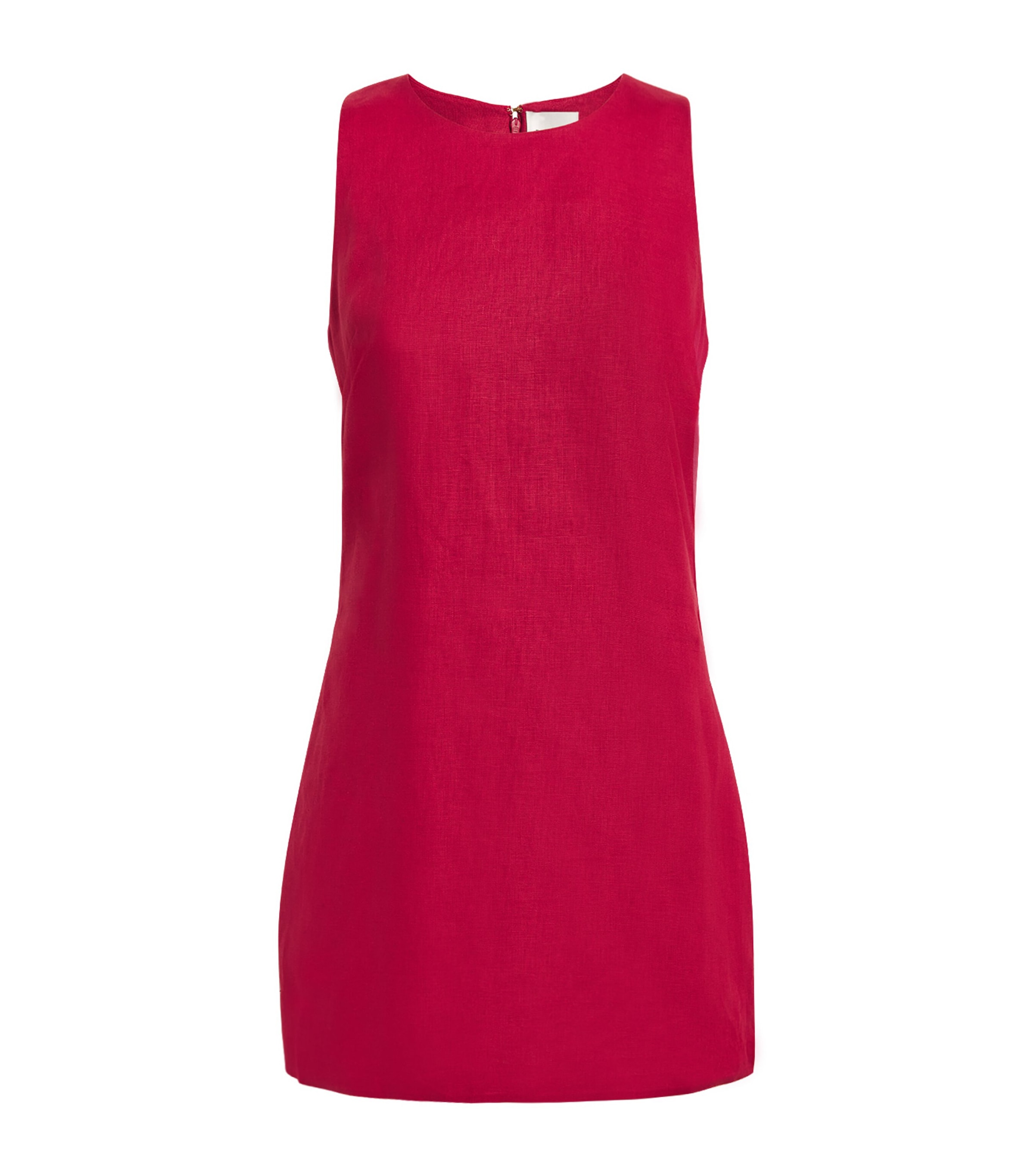 Posse Linen Ellen Mini Dress In Red