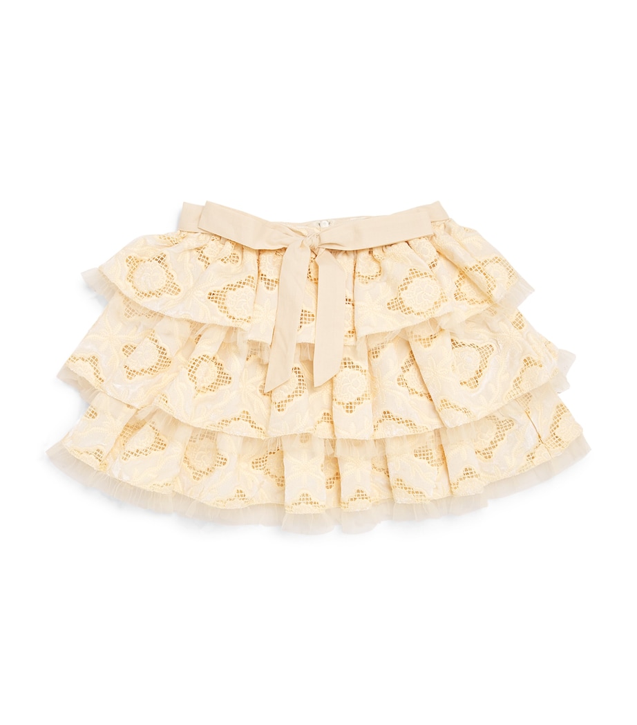 Cotton Embroidered Ava Skirt (3-16 Years) OAT Image 1