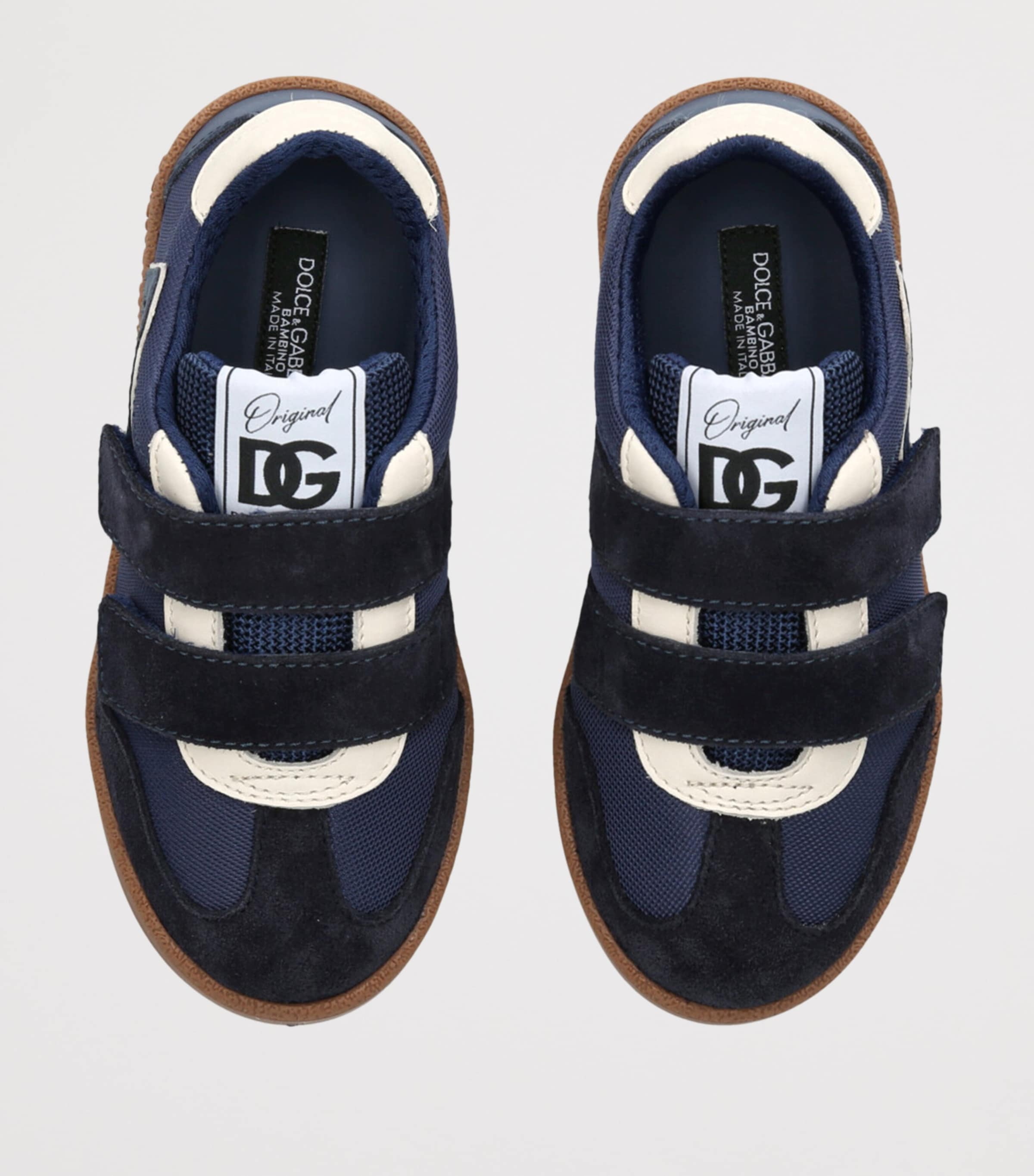 Suede-Blend DG Sneakers BLUE/DARK Image 4