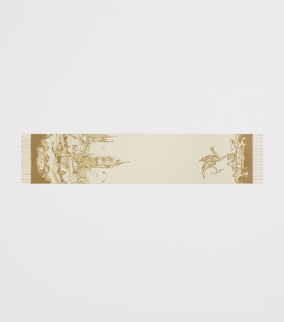 Cashmere Westminster Scarf HAY Image 2