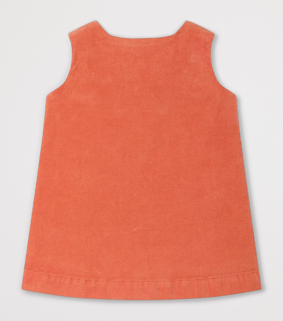 Bonpoint Cotton Corduroy Dress (6-18 Months) Abricot Image 2
