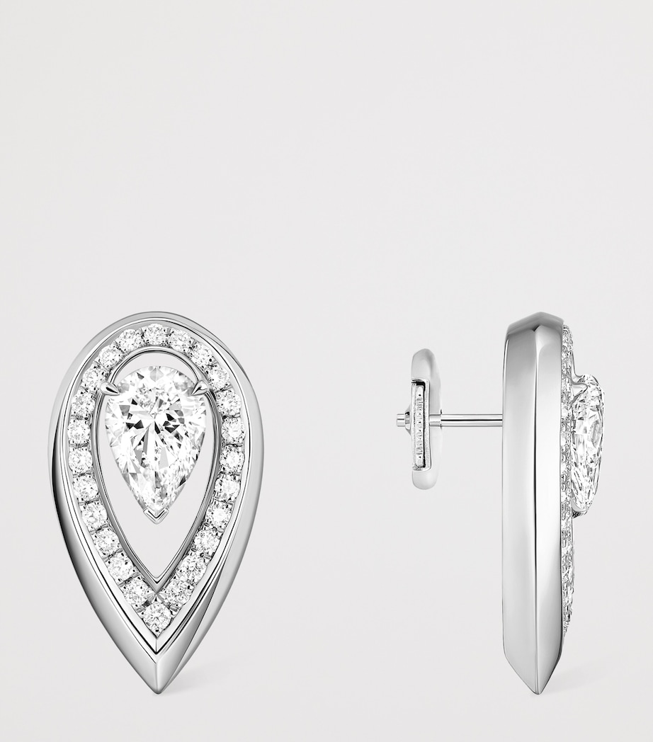 Messika Fiery White Gold and Diamond Stuid Earrings (0.65ct) White Gold Image 3