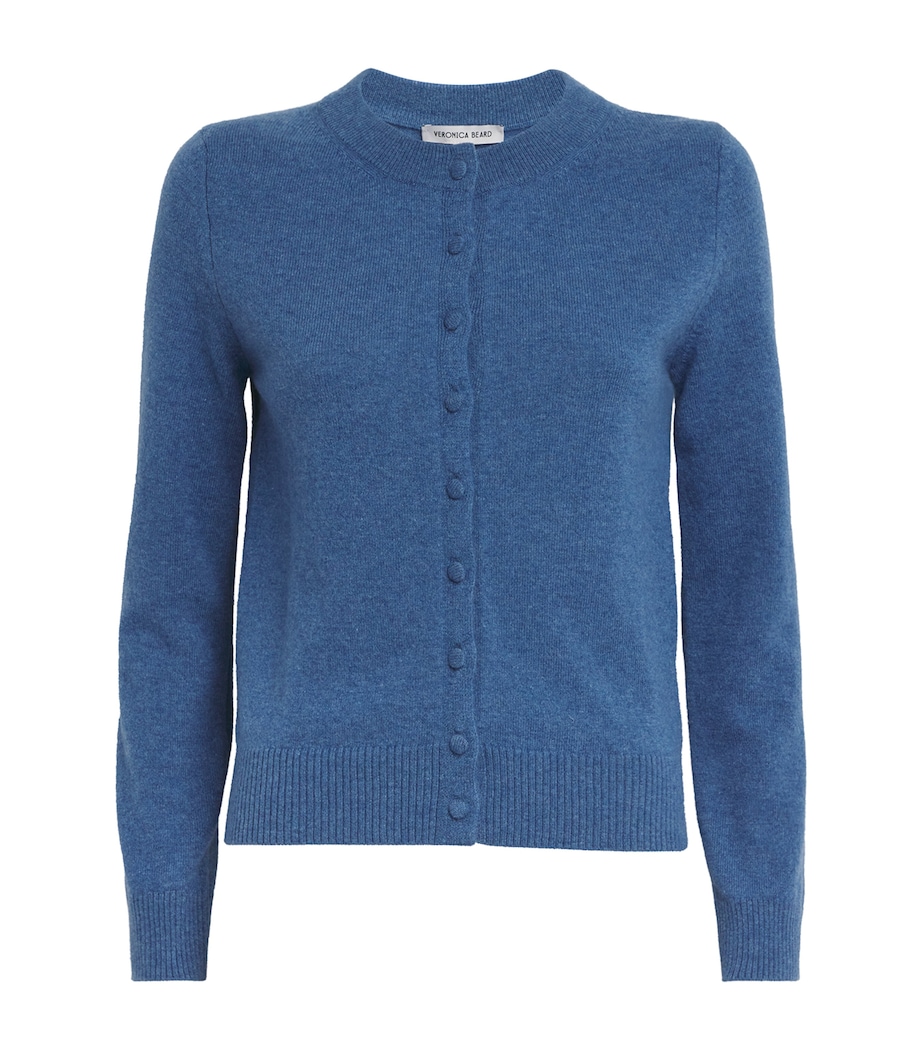 Veronica Beard Womens Cashmere Daro Cardigan Blu Coast Mlng Image 1
