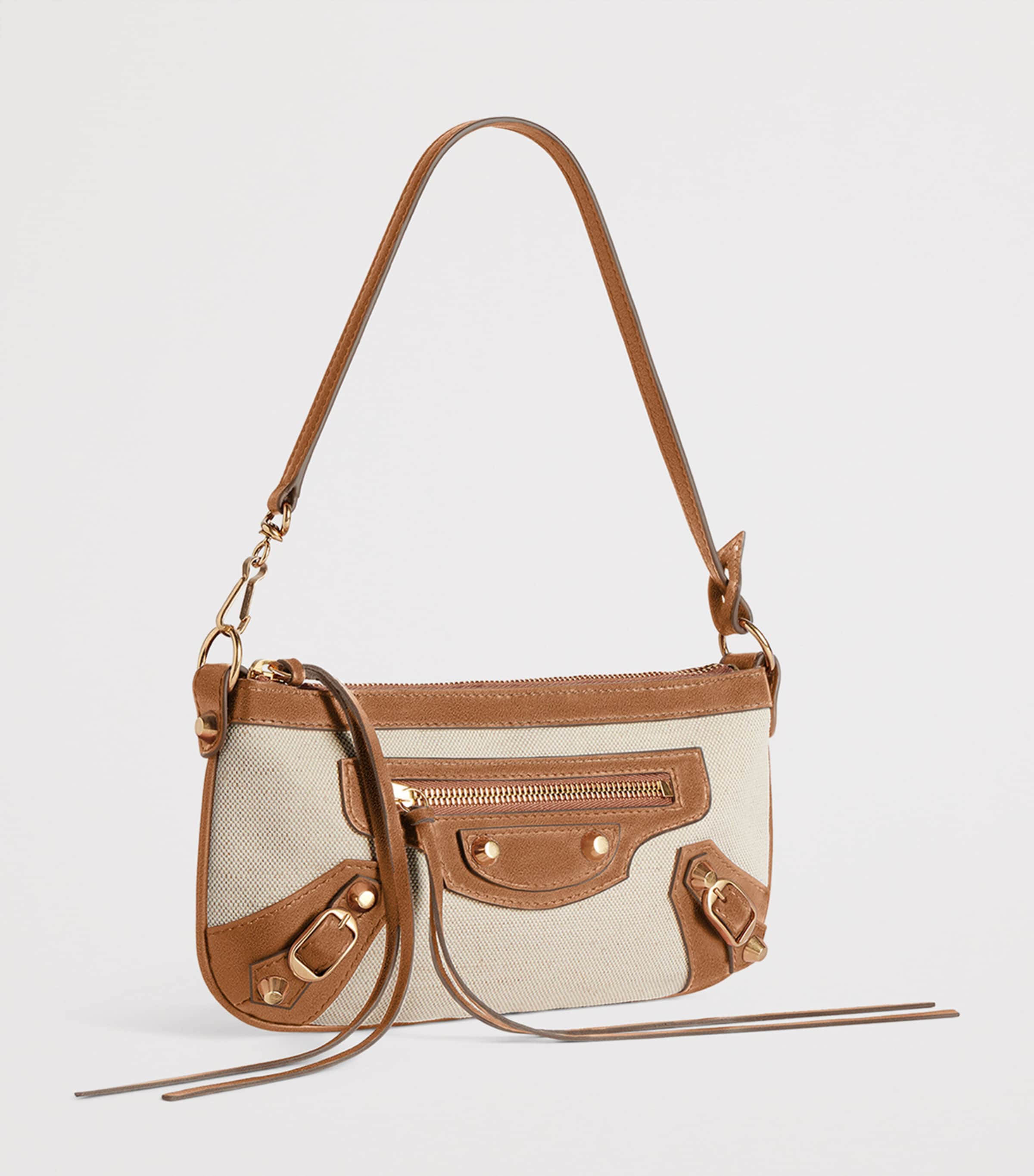 Balenciaga Ivory Canvas Le City Pouch | Harrods US