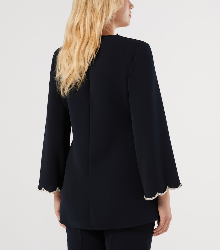Marina Rinaldi Womens Embellished Blouse Midnightblue Image 3