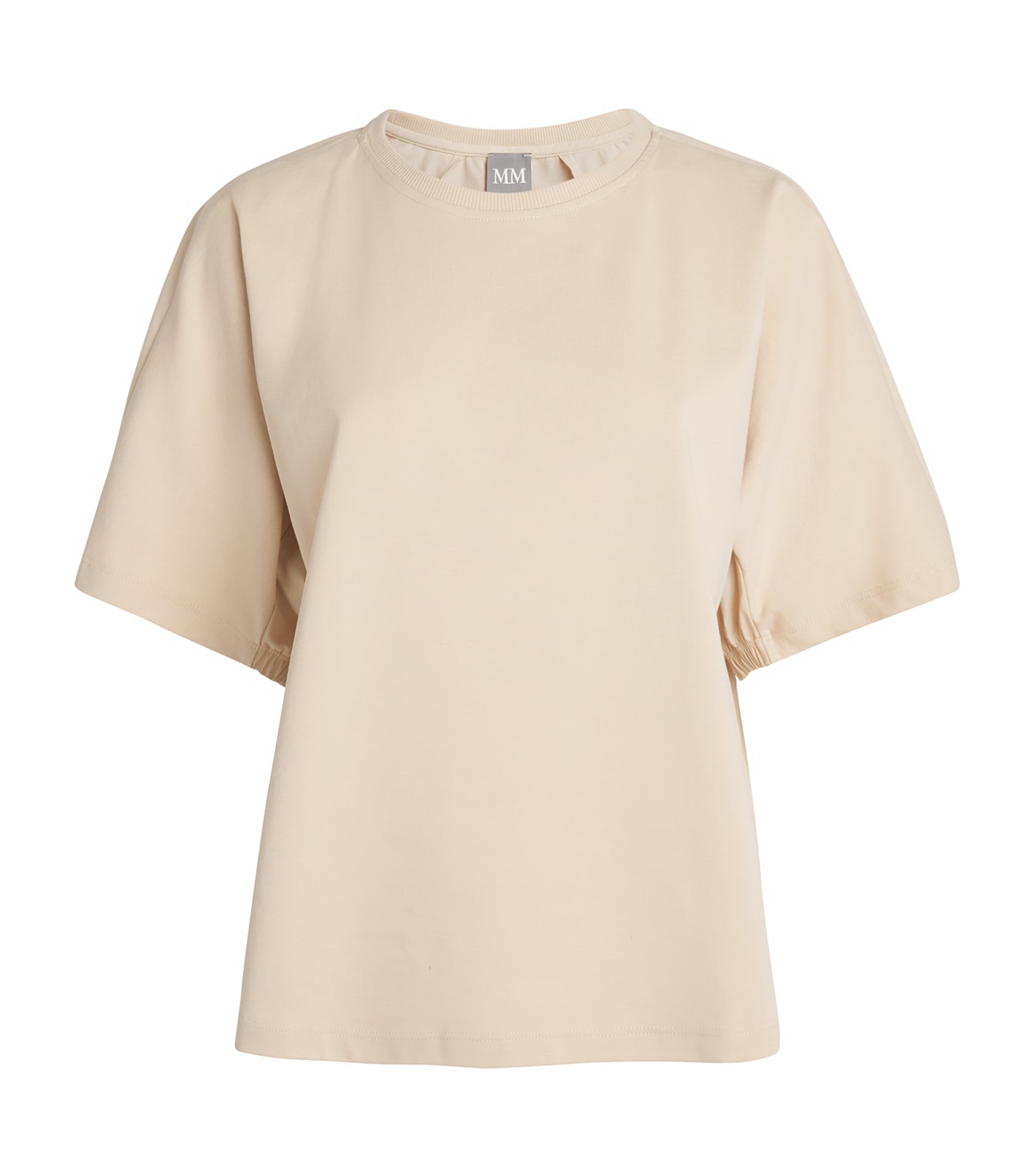 MM Womens Cotton Puff-Sleeve T-Shirt Milk Image 1