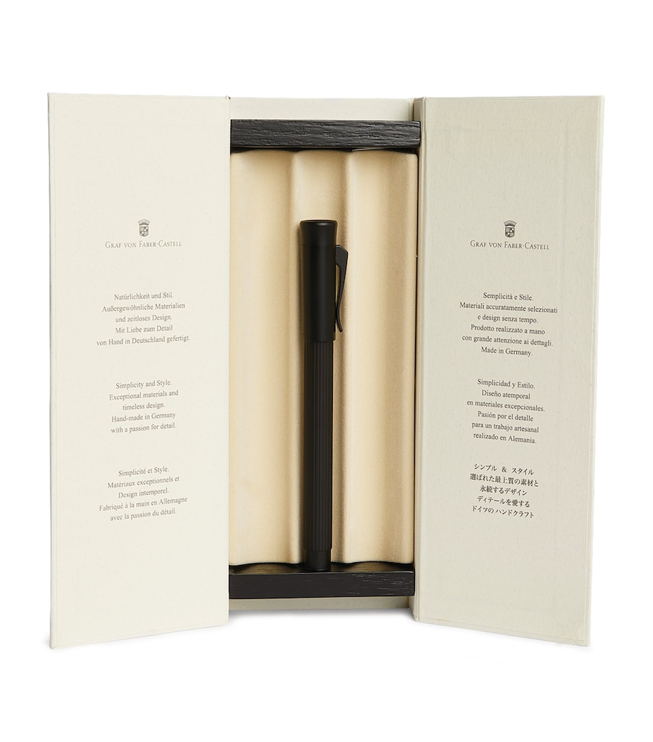 Graf von Faber-Castell Tamitio Black Edition Medium Fountain Pen Black Image 2