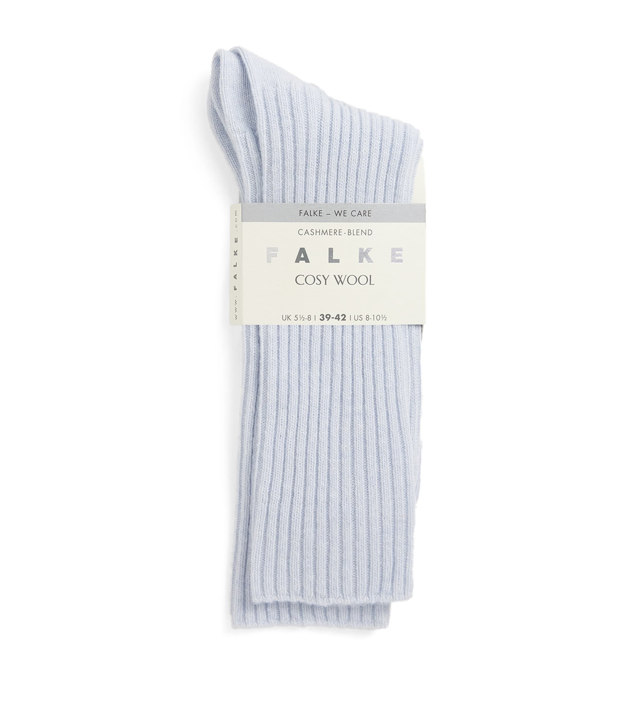 Falke Cosy Wool Boot Socks In Blue