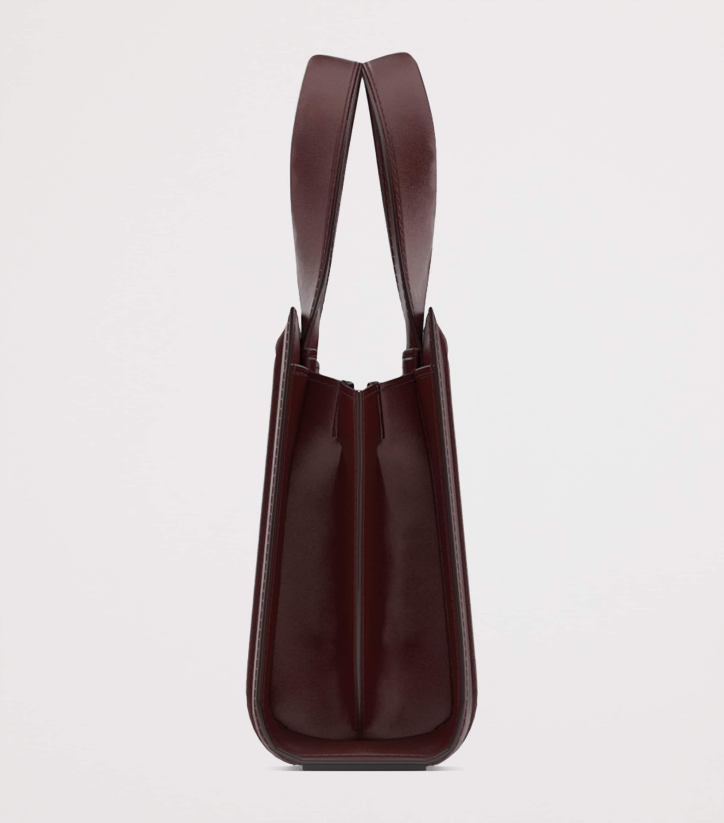 Max Mara Micro Quilted Whitney Top-Handle Bag Red Image 4