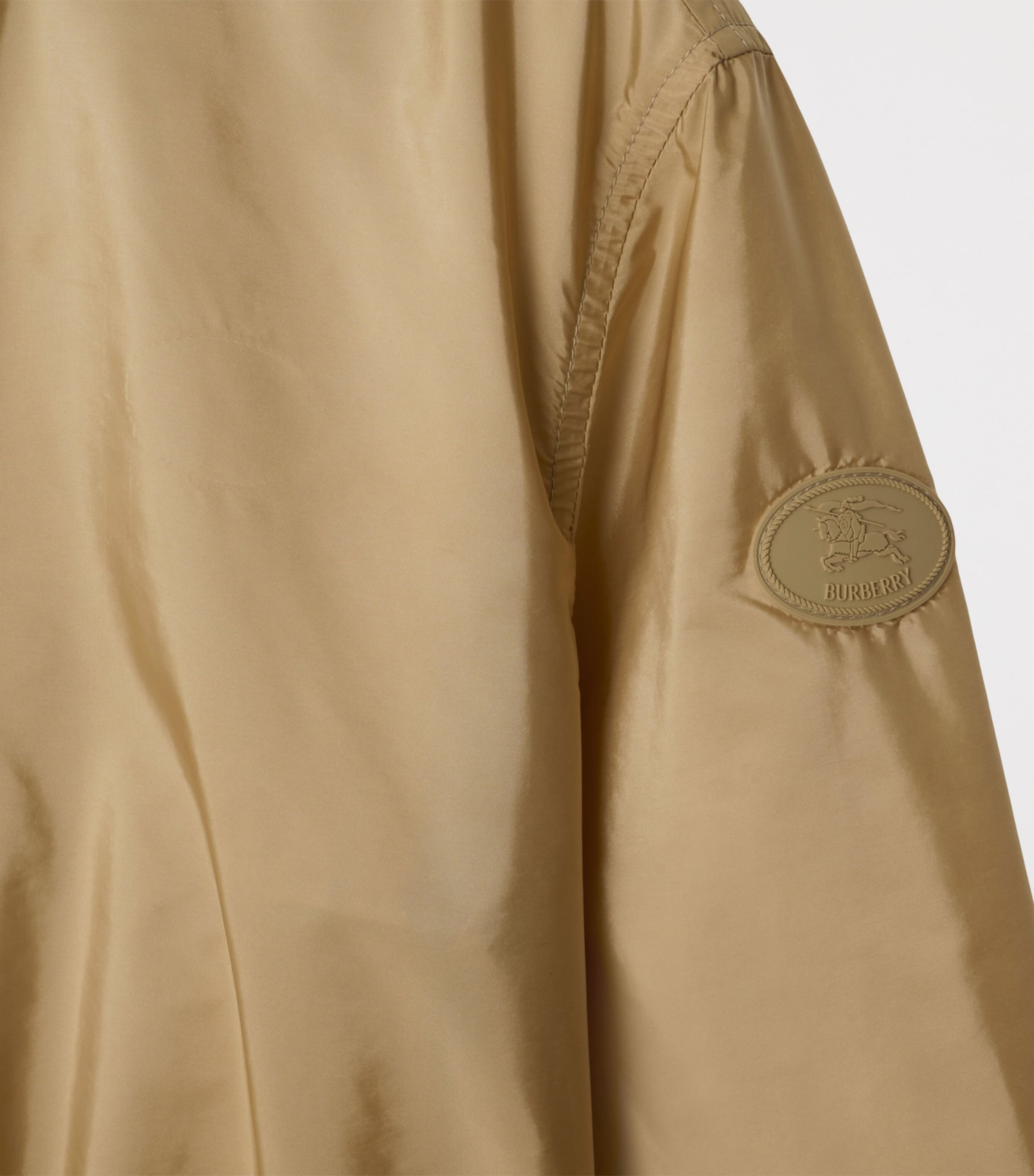 Technical Adaptable Check-Trim Parka FLAX Image 5