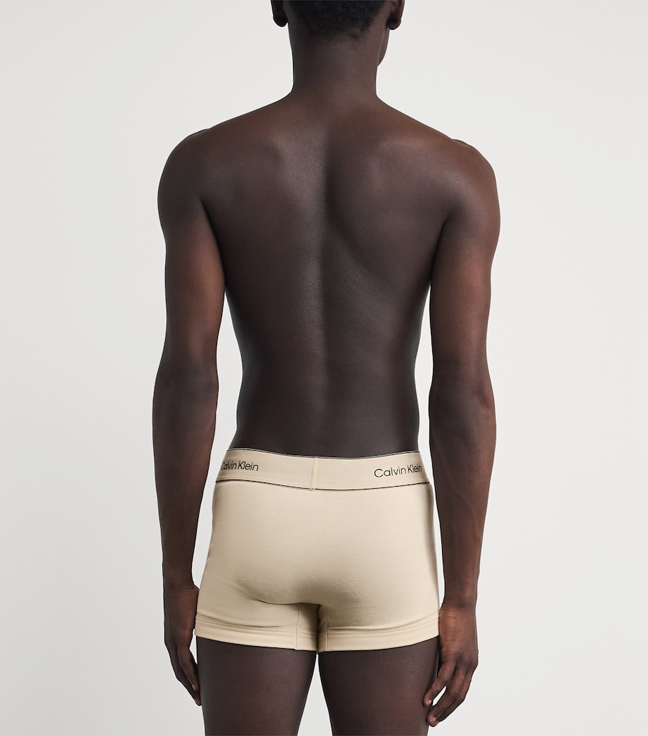 Calvin Klein Mens Stretch-Cotton Heritage Boxer Briefs (Pack of 3) Gray/grey/white Image 3