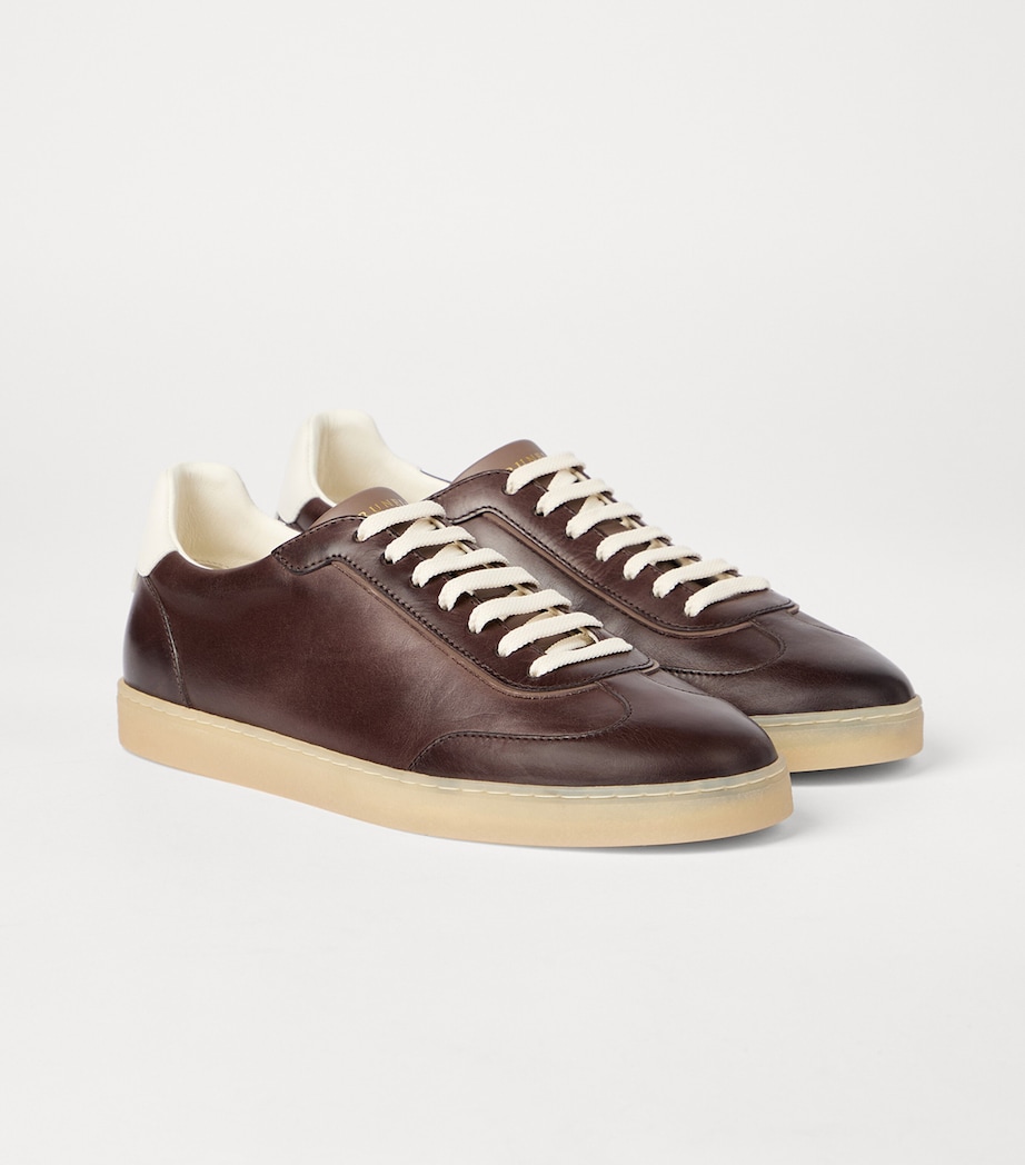 Calfskin Low-Top Sneakers CZF33 Image 3