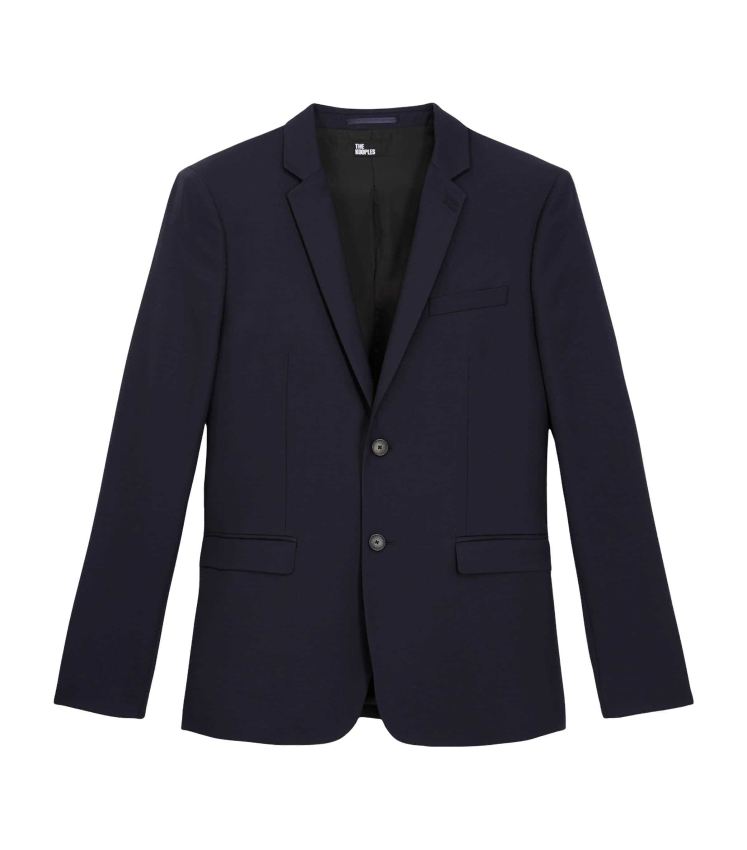 Shop The Kooples Wool Single-breasted Blazer In Navy