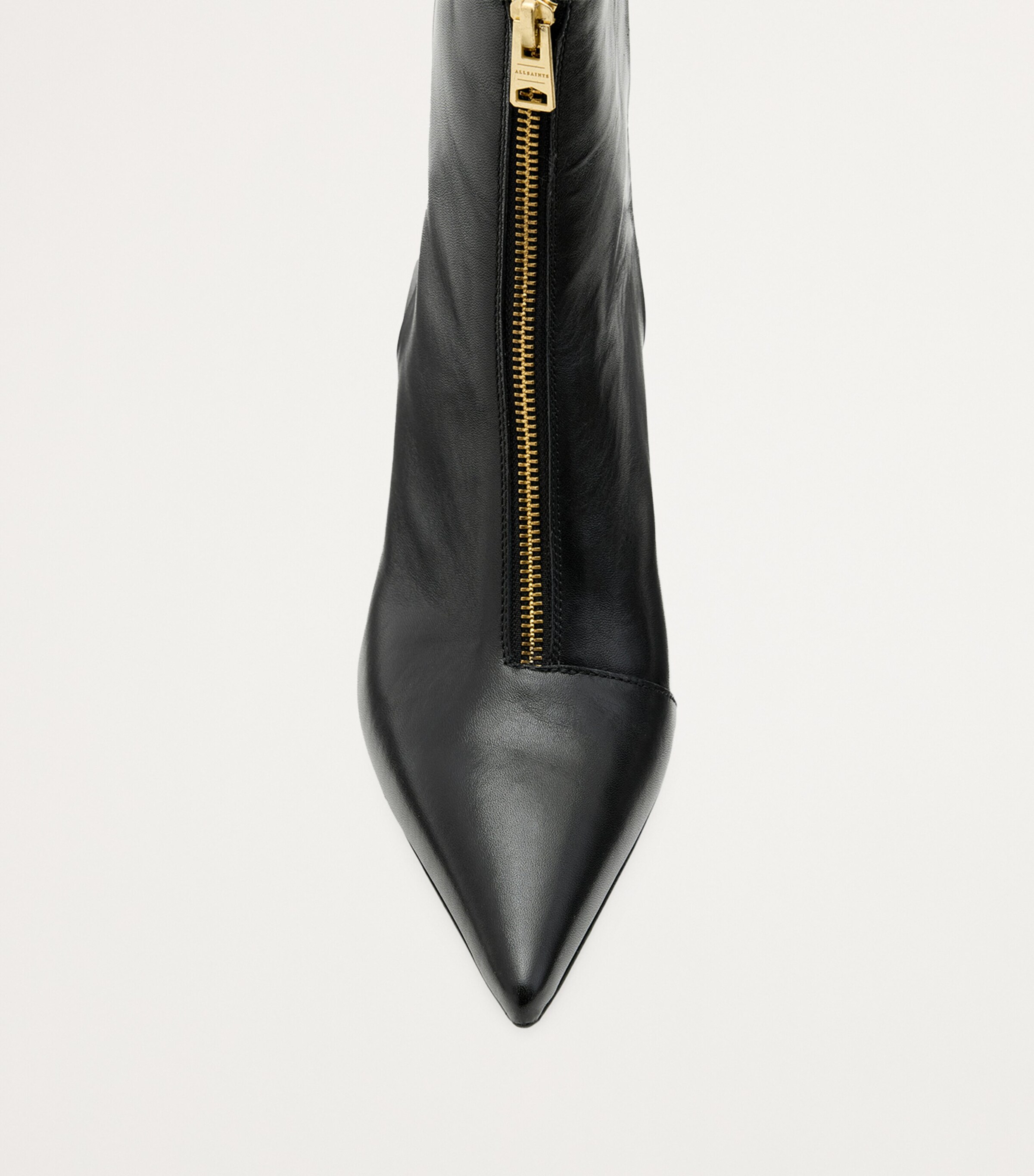 Leather Natasha Boots 52 BLACK/WARM BRASS Image 4