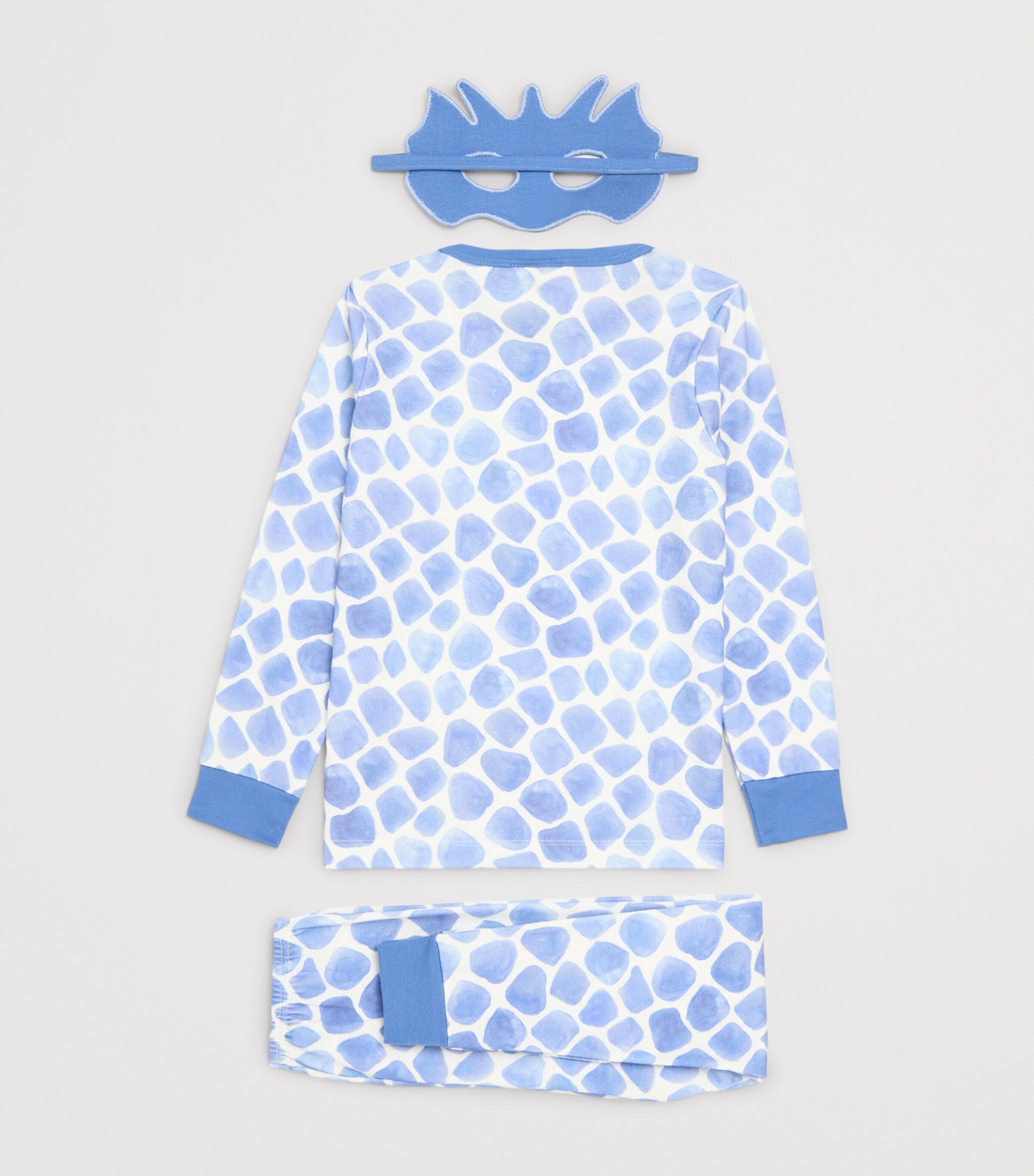 Petit Bateau Cotton Dragon Pyjamas and Mask Set (3-12 Years) Image 2