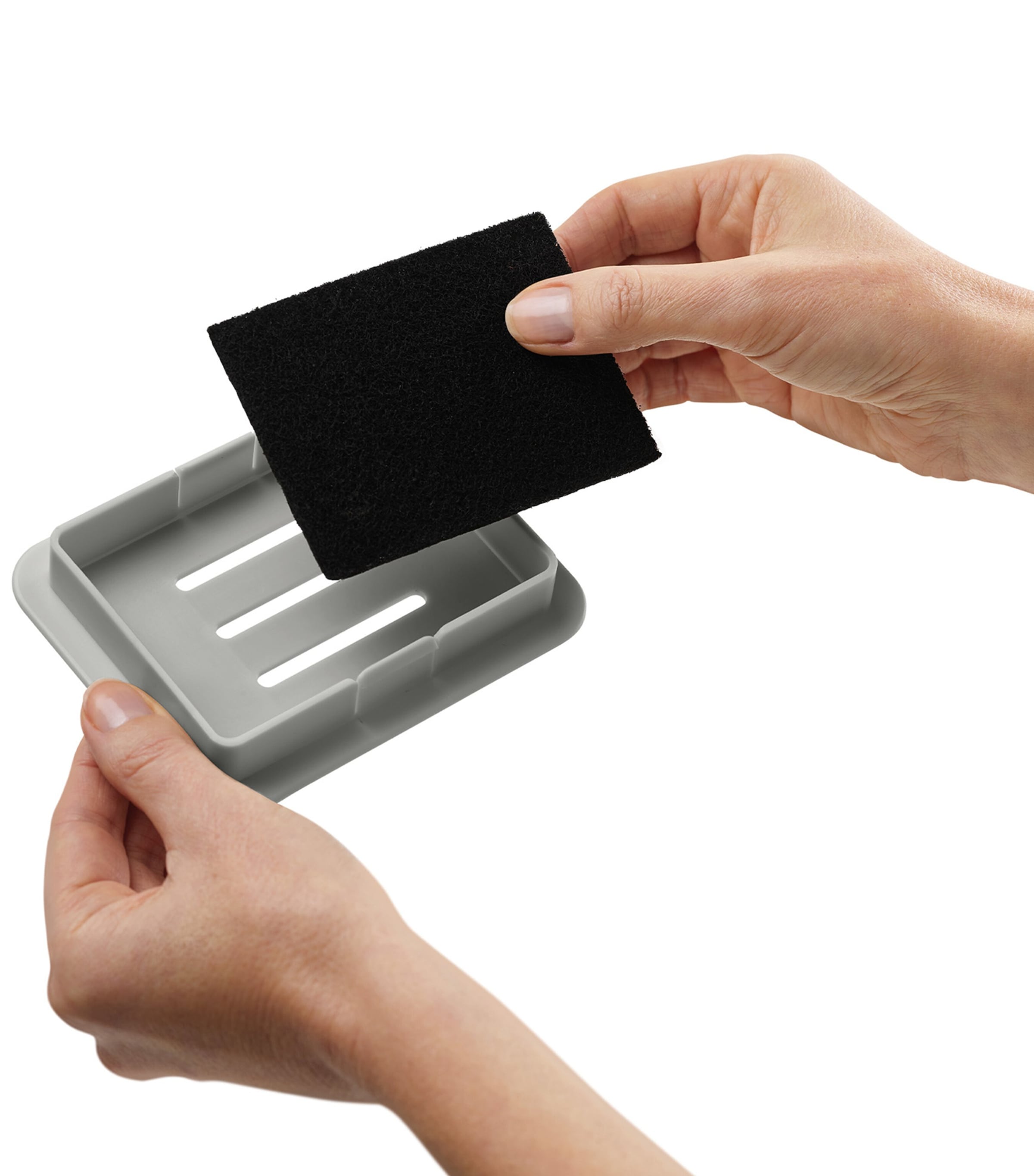 Stainless Steel Premium Food Waste Caddy (4L) SS/DARK GREY Image 3