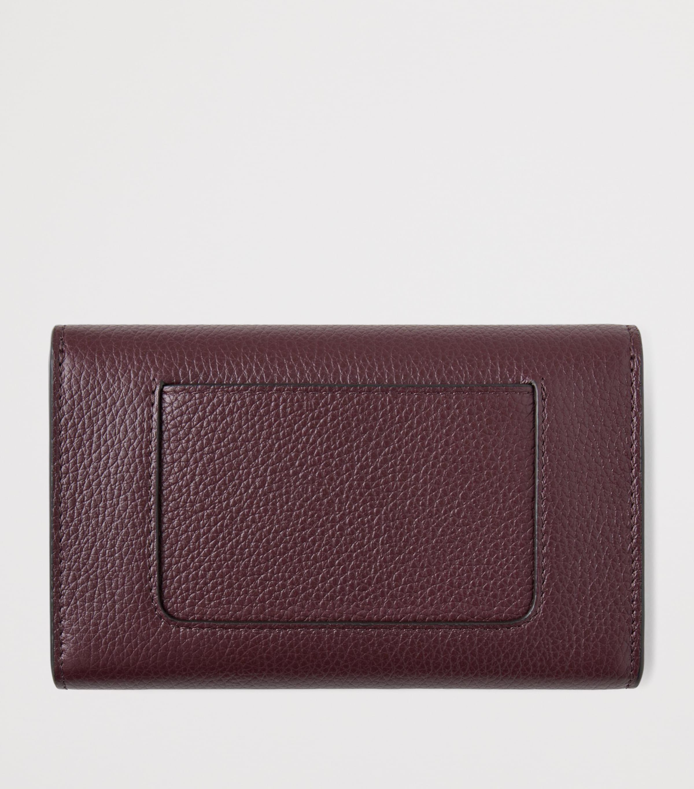 Medium Leather Darley Wallet BLACK CHERRY Image 2