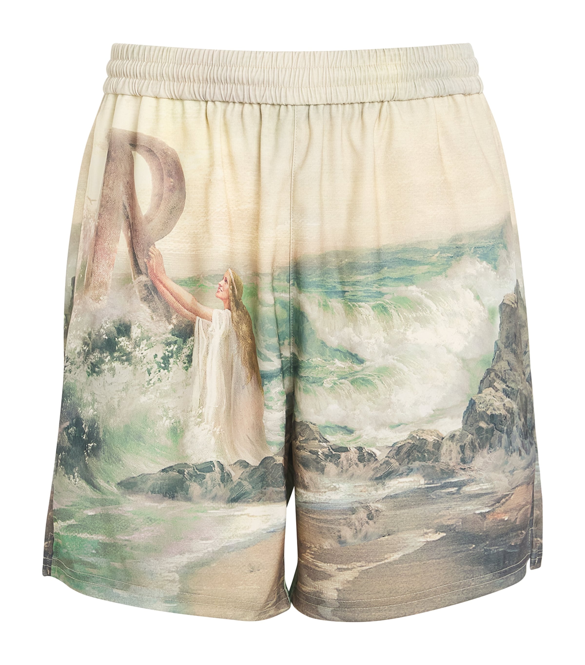 Shop Represent Higher Truth High-rise Shorts