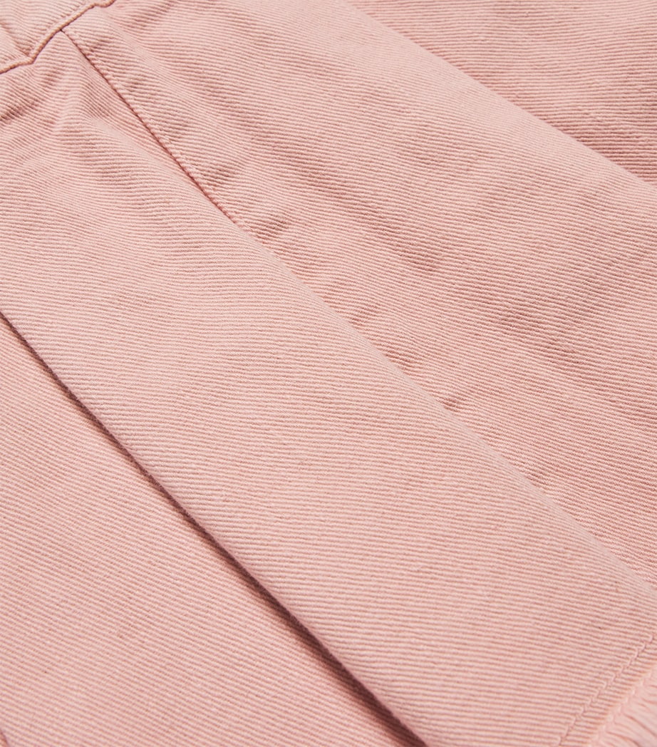 Pleated Denim Skirt (3-12 Years) 320 PINK Image 3