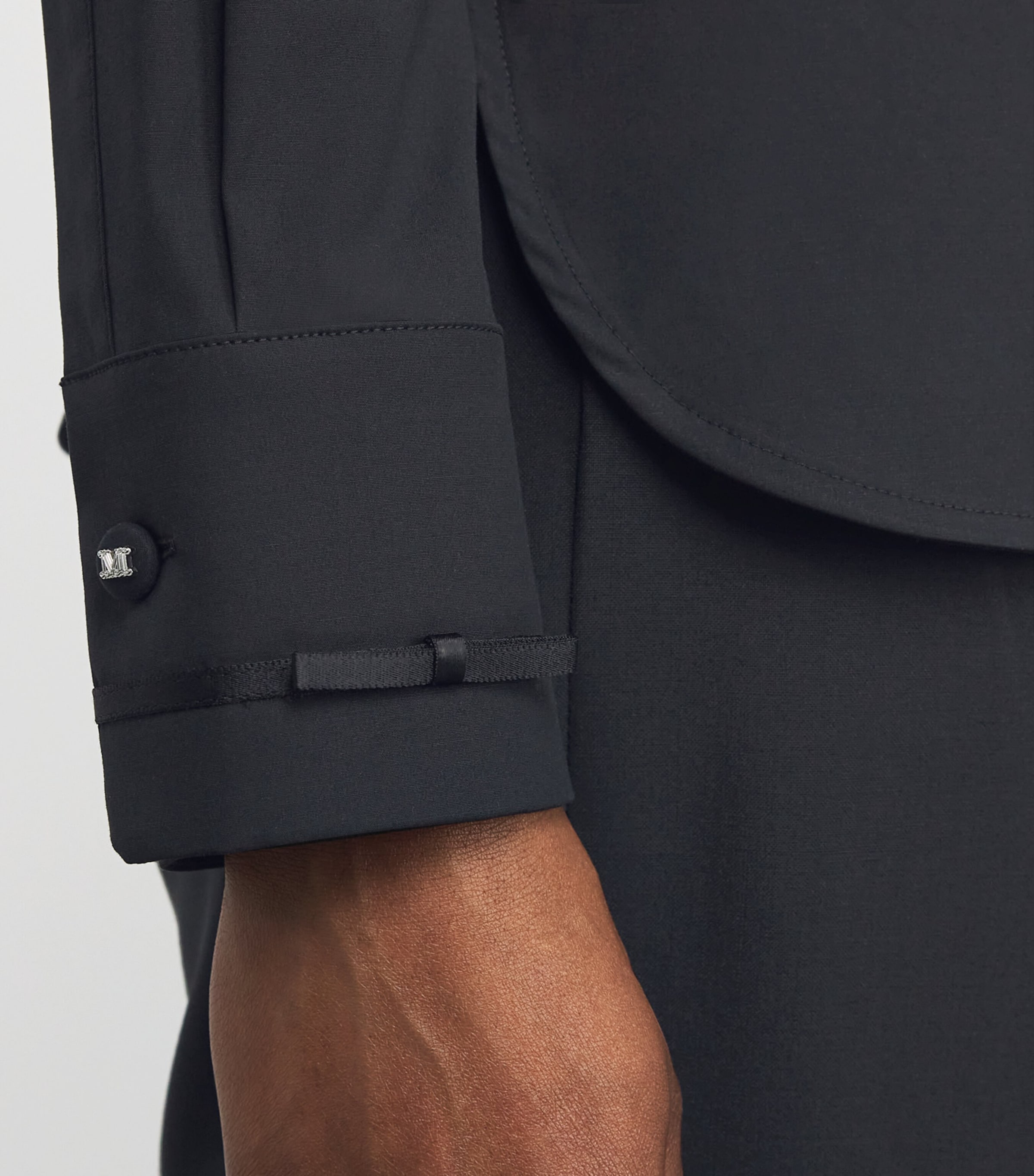 Poplin Stretch Otranto Shirt BLACK Image 6