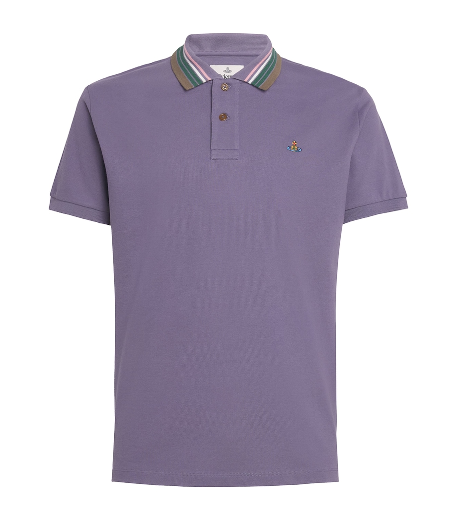 Cotton Orb Polo Shirt K405 CADET Image 1