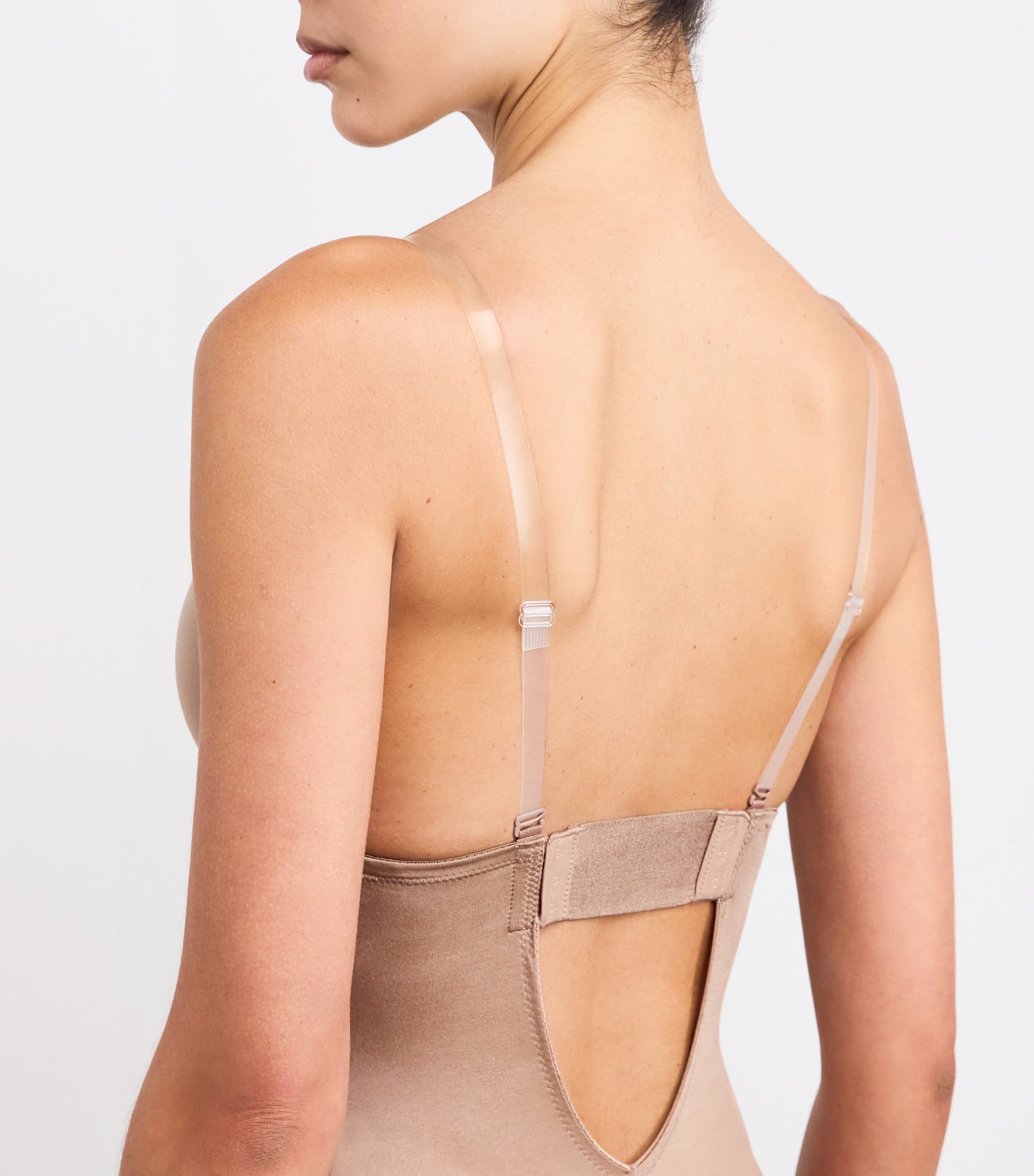 【SPANX】suit your fancy open-bust mid-thigh ボディスーツ SPANX Suit Your Fancy Open-Bust Mid-Thigh Bodysuit | Harvey