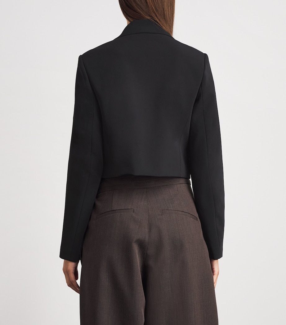 Claudie Pierlot Womens Tie-Scarf Jacket Black Image 5
