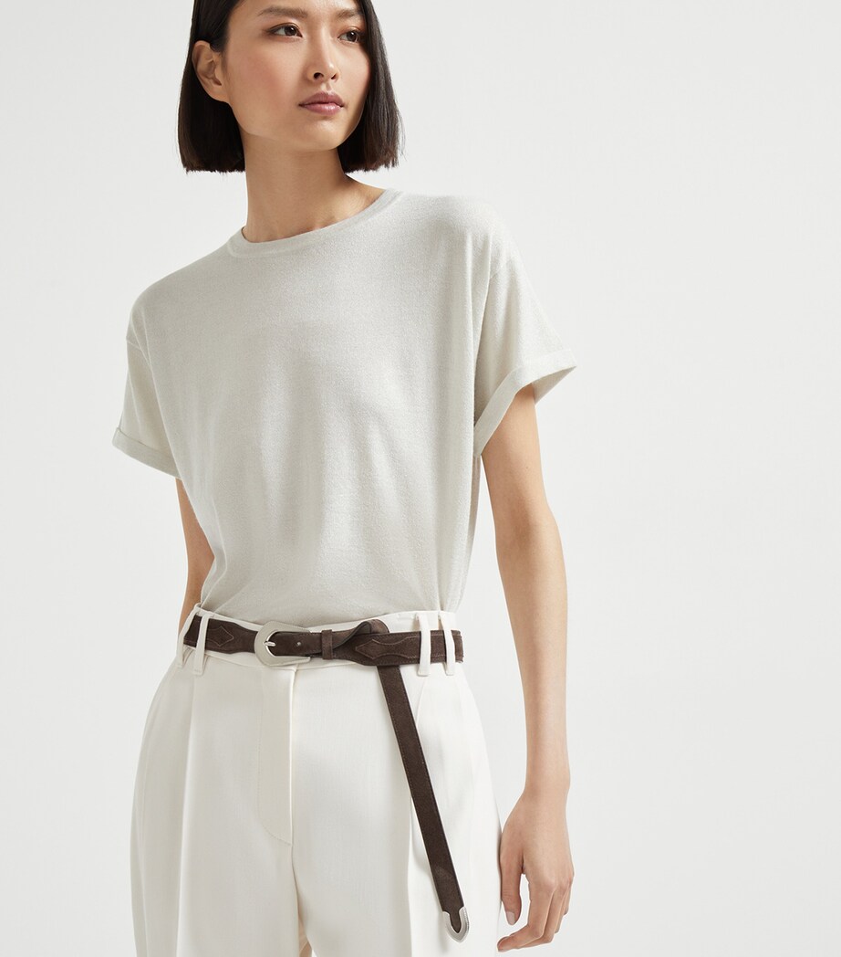 Cashmere-Silk-Blend T-Shirt C9443 Image 5