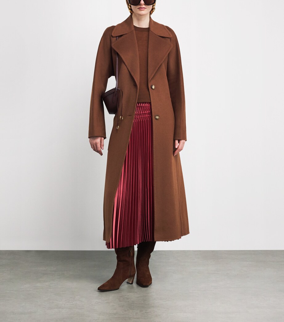 Joseph Womens Wool-Cashmere Spencer Coat Cinnamon Image 2