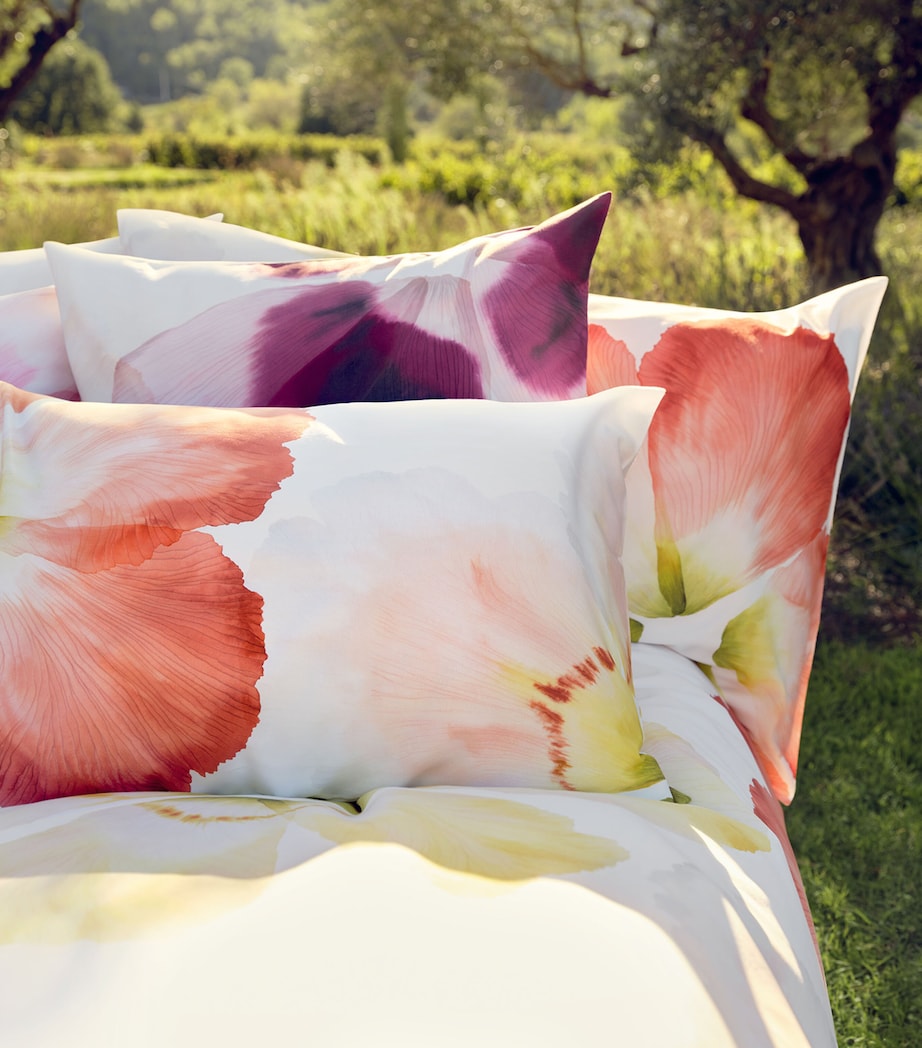 Cotton Sateen Aurora King Duvet Cover (220cm x 230cm) BLANC Image 4