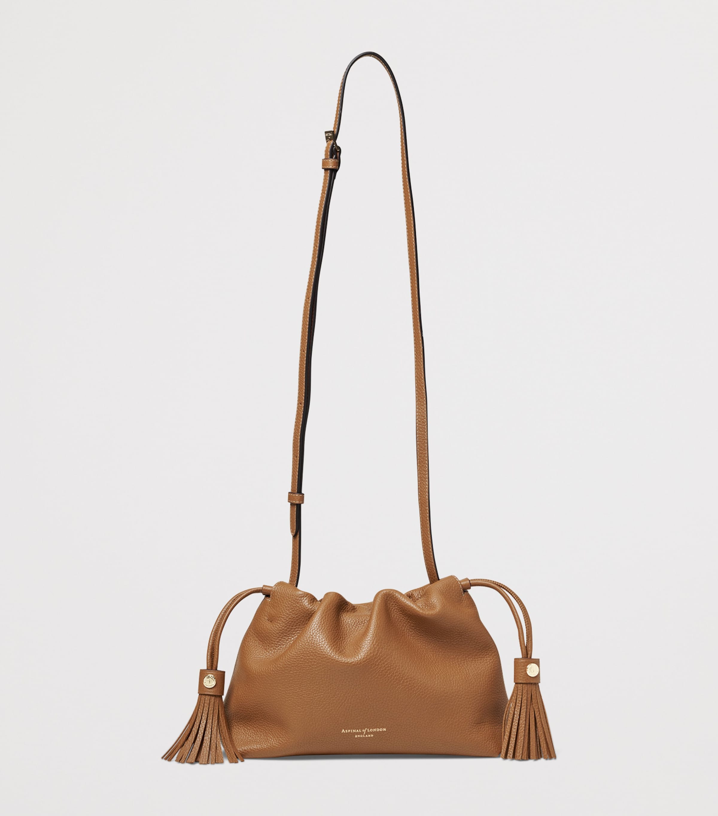 Large East West Hudson Cross-Body Pouch TAN Image 2