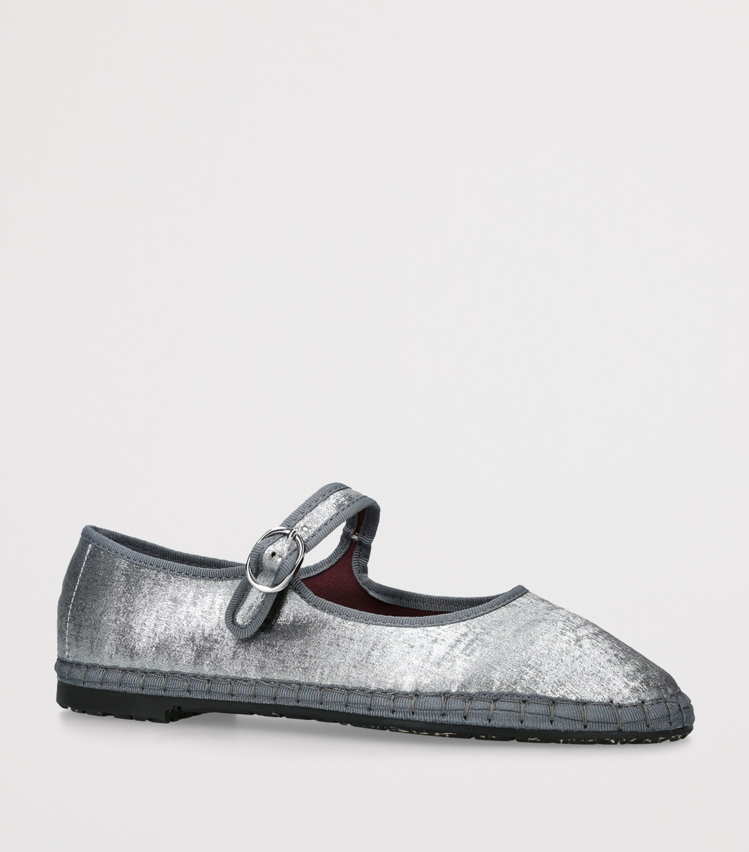 Flabelus Lavinia Mary Jane Flats Silver Image 2