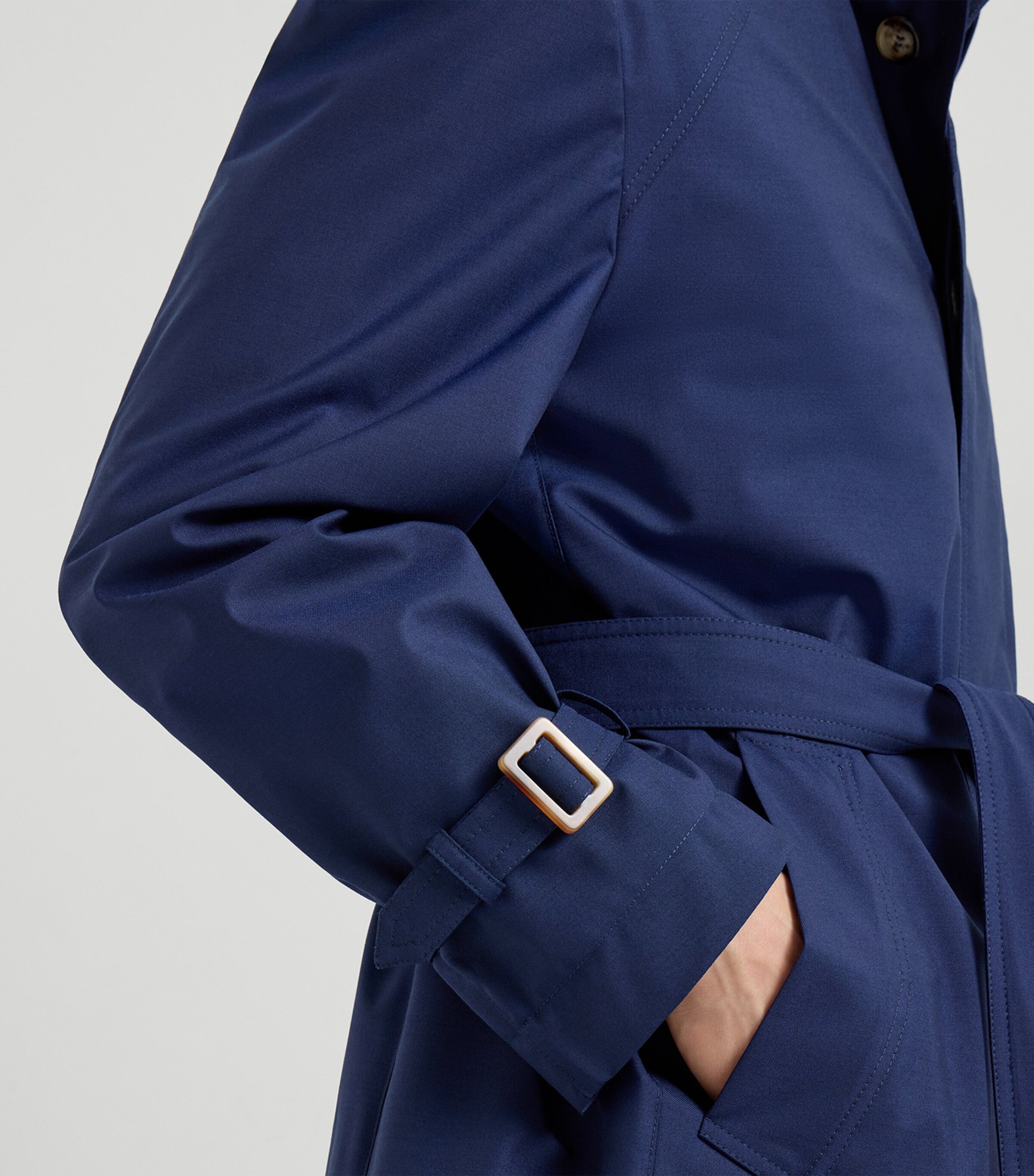 Wool Fresco Trench Coat C350 Image 6